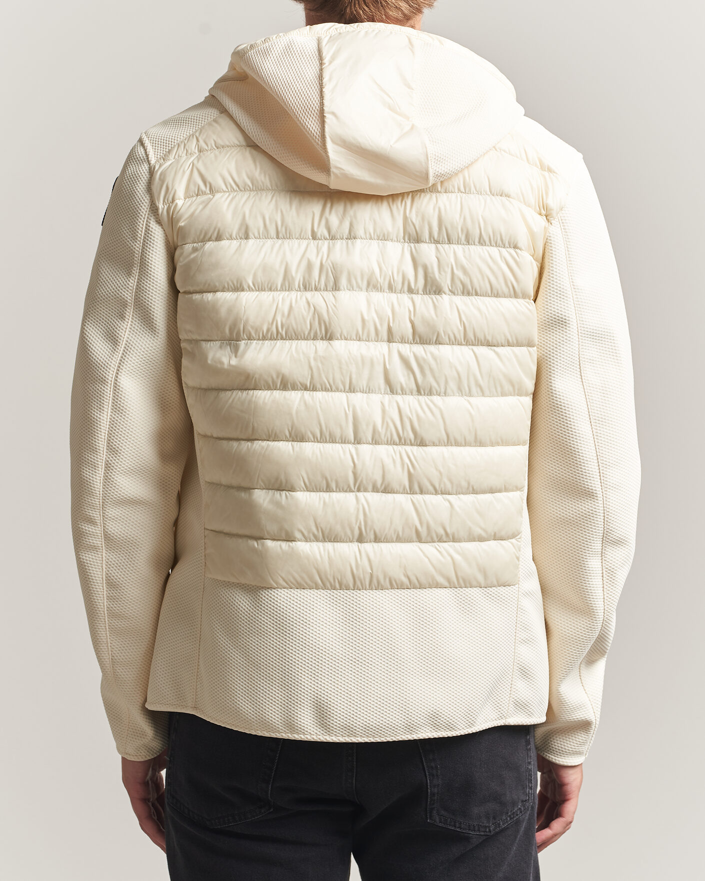 Heren | Jassen | Parajumpers | Nolan Warm Up Hybrid Hooded Jacket Warm Ivory