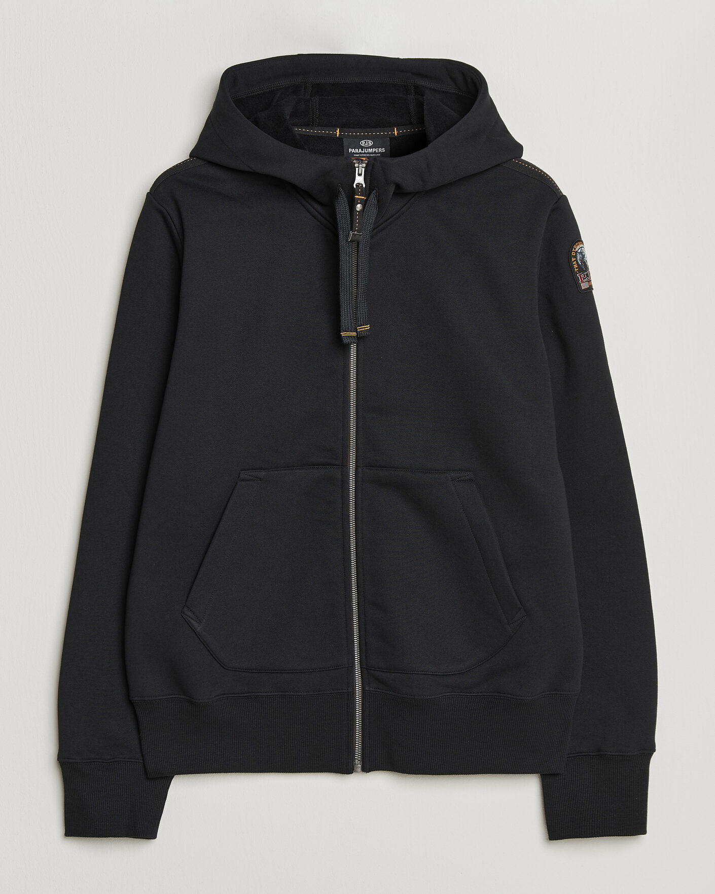 Heren | Truien | Parajumpers | Charlie Super Easy Full Zip Black