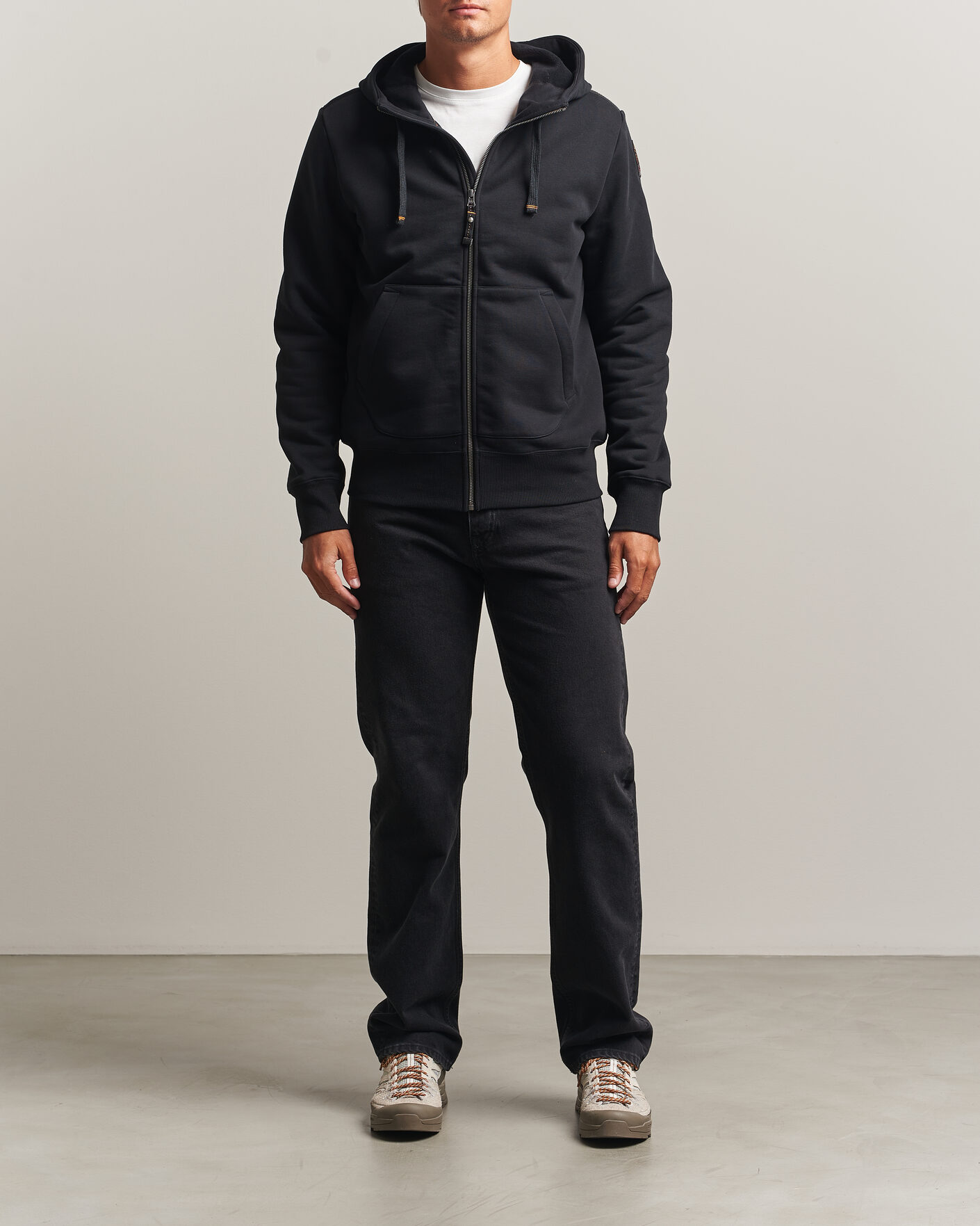 Heren | Truien | Parajumpers | Charlie Super Easy Full Zip Black