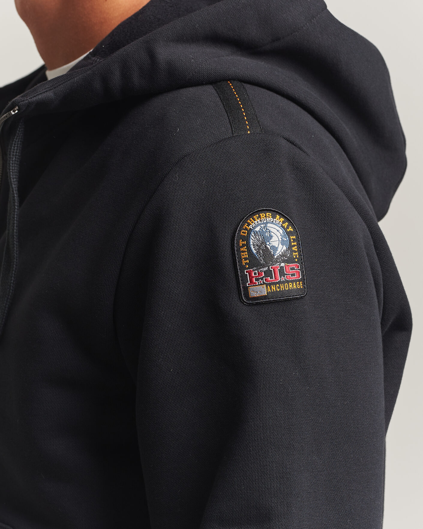 Heren | Truien | Parajumpers | Charlie Super Easy Full Zip Black