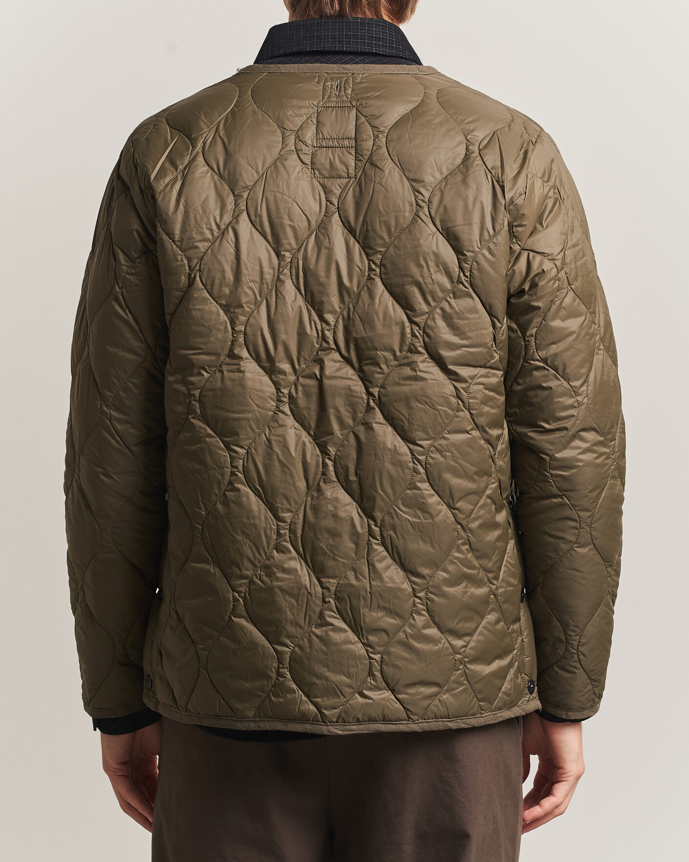 Heren | Jassen | TAION | Military Crew Neck Down Jacket Dark Olive