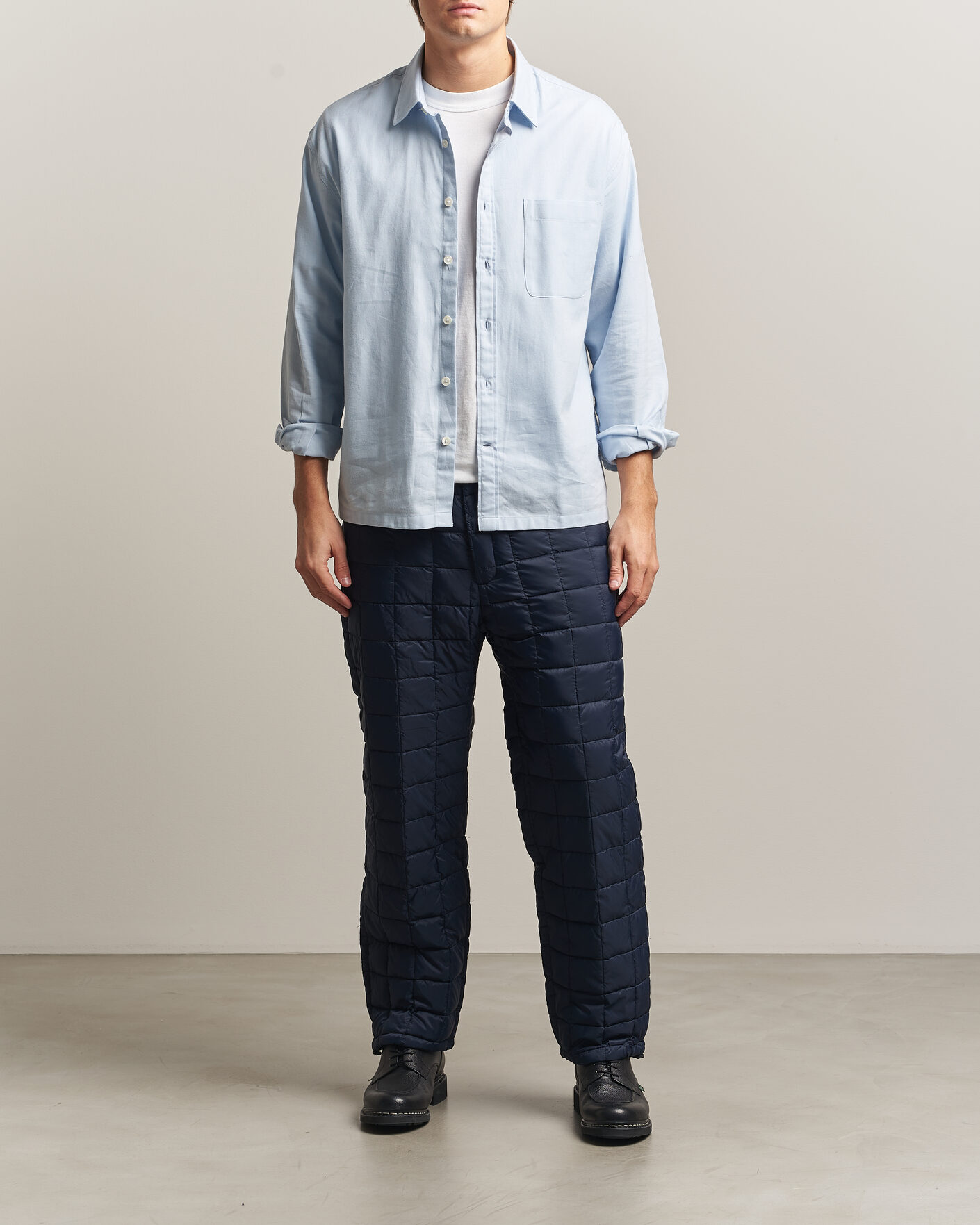 Heren | Broeken | TAION | Mountain Down Pants Dark Navy