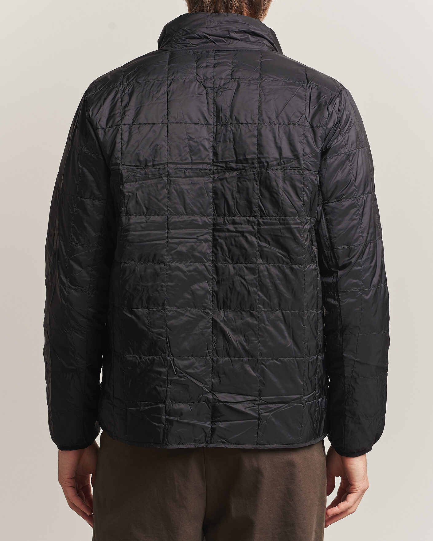 Heren | Jassen | TAION | High Neck Full Zip Lightweight Down Jacket Black