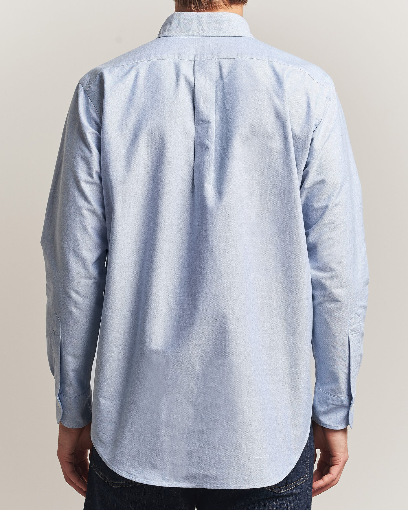 Heren | Overhemden | Kamakura Shirts | Ametora Japanese Oxford BD Shirt Light Blue