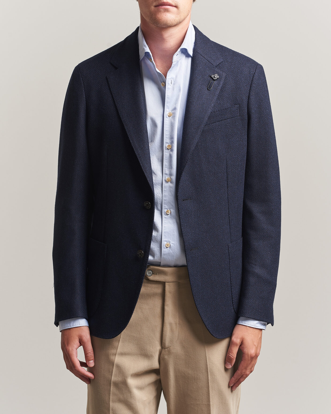 Heren | Blazers | Lardini | Wool/Cashmere Blazer Navy