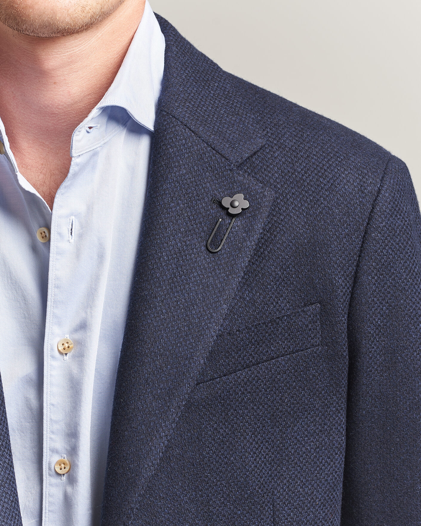 Heren | Blazers | Lardini | Wool/Cashmere Blazer Navy