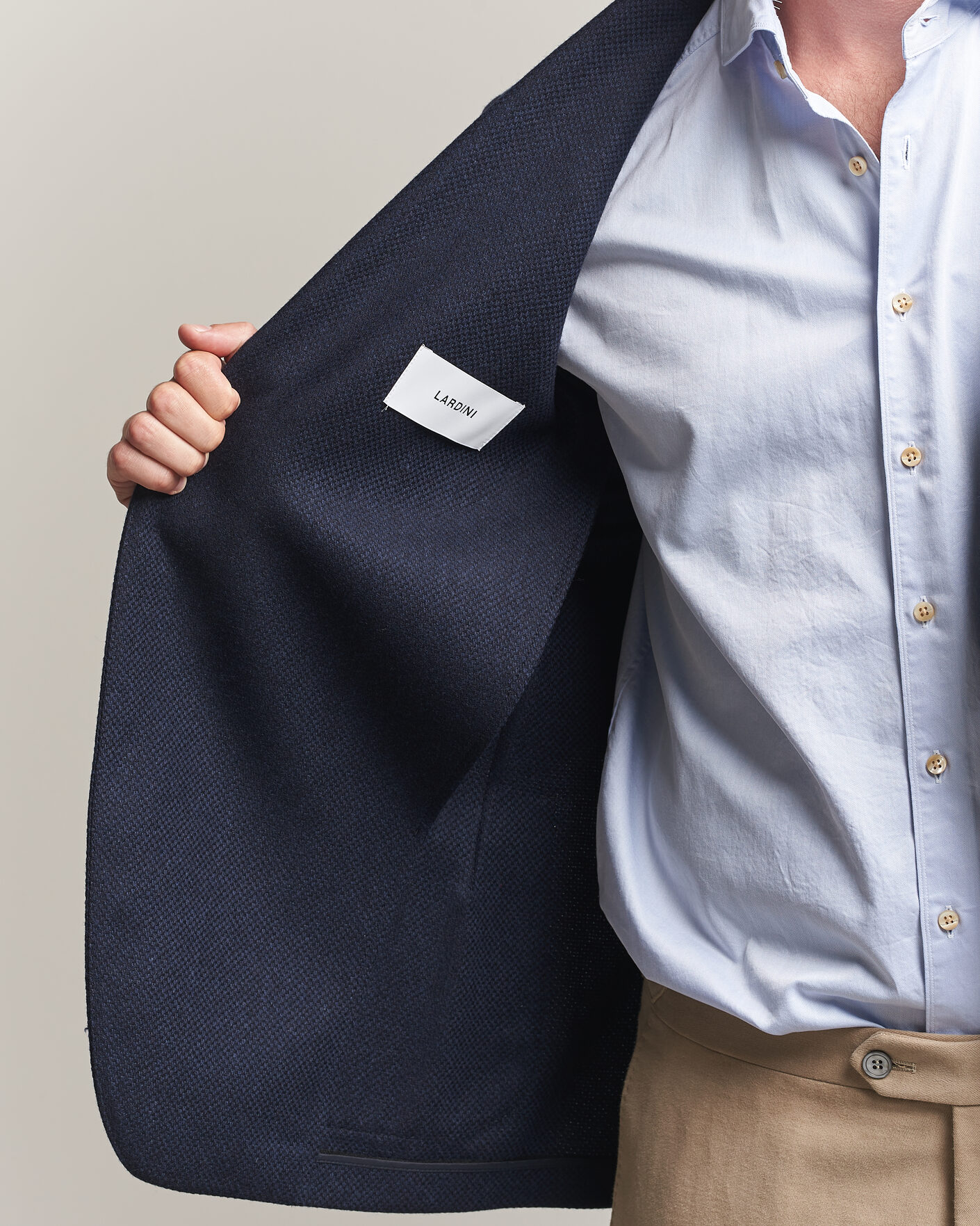 Heren | Blazers | Lardini | Wool/Cashmere Blazer Navy