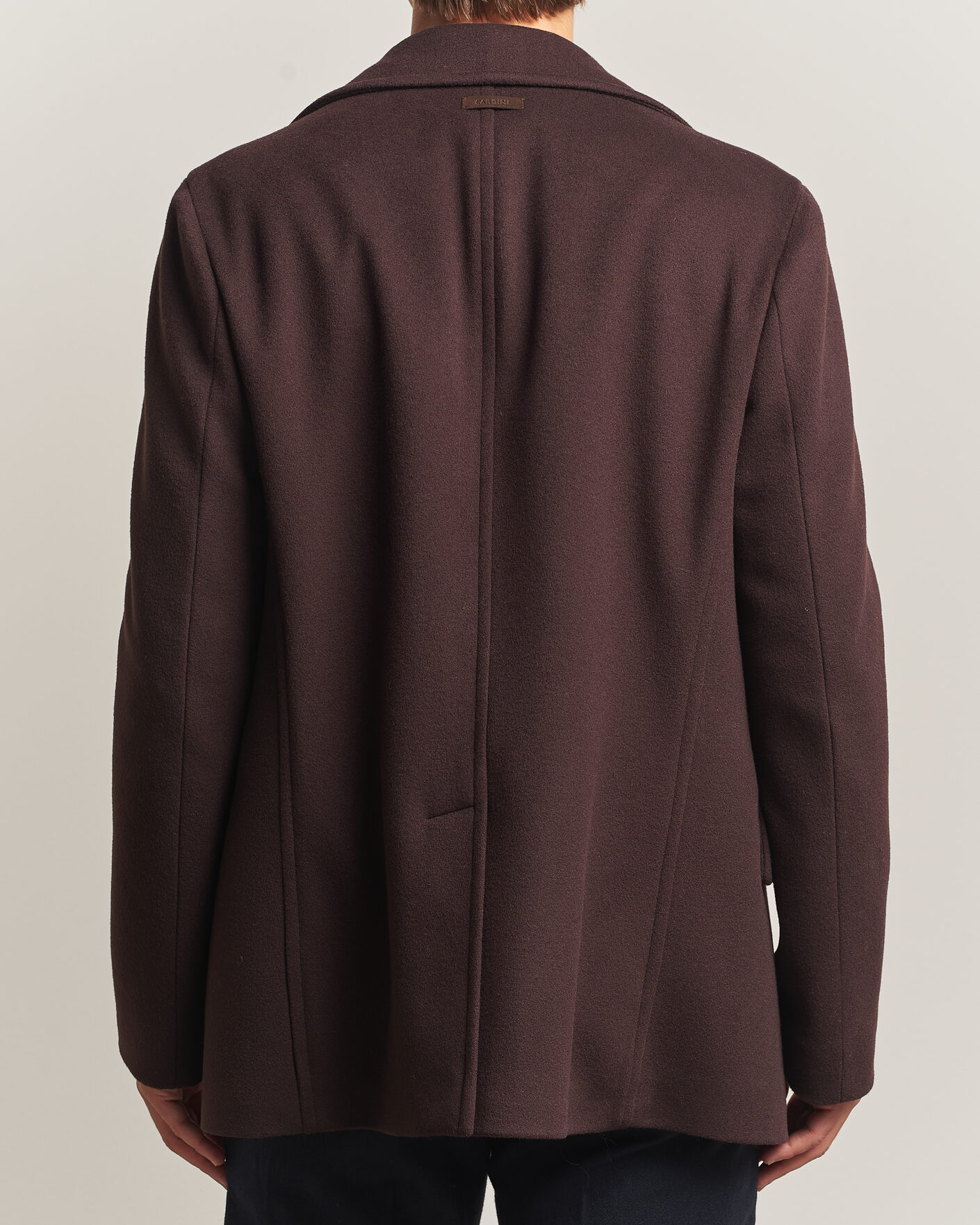 Heren | Jassen | Lardini | Wool Peacoat Brown