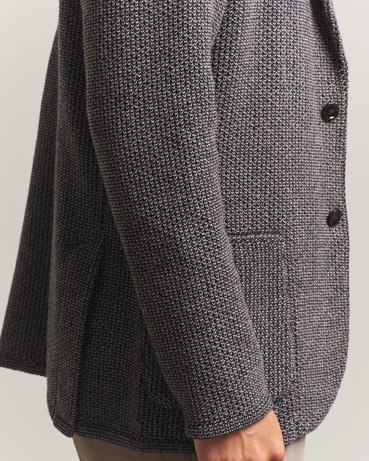 Heren | Blazers | Lardini | Structured Cashmere Blazer Navy
