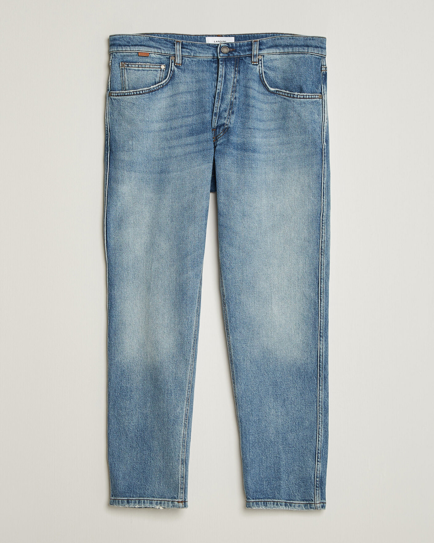 Heren | Jeans | Lardini | Cotton Denim Blue