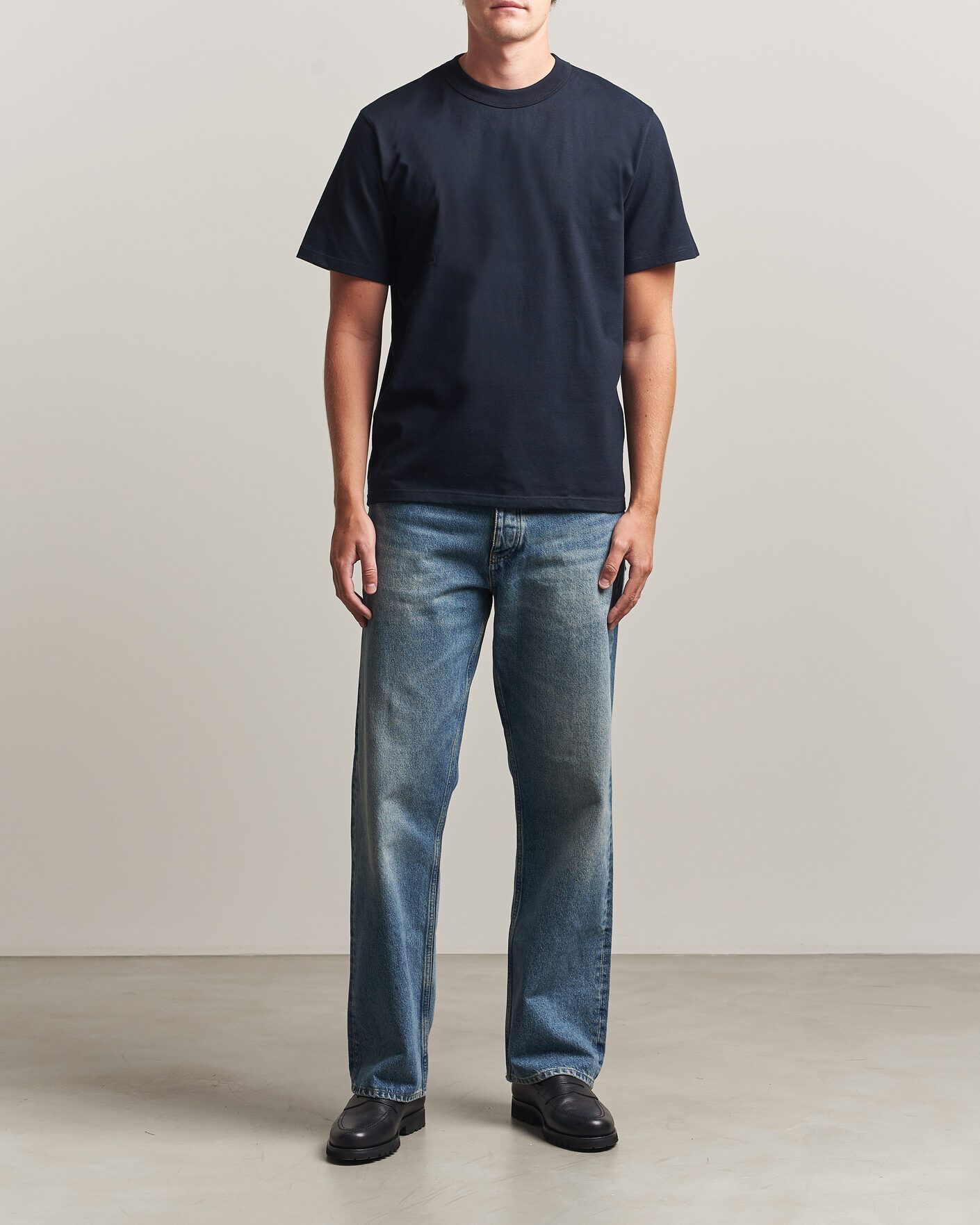 Heren | T-shirts | Armor Lux for Care of Carl | Armor-lux 2-Pack Heritage Callac T-Shirt Rich Navy