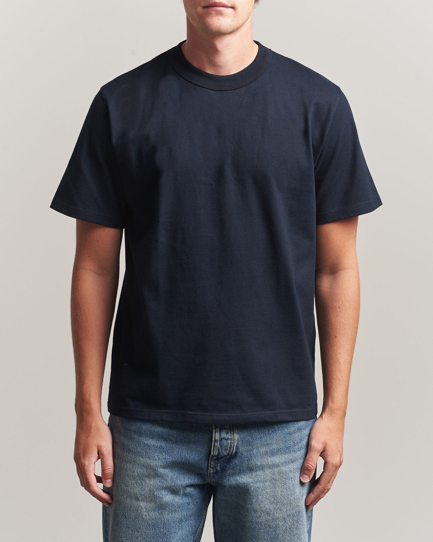 Heren | T-shirts | Armor Lux for Care of Carl | Armor-lux 2-Pack Heritage Callac T-Shirt Rich Navy