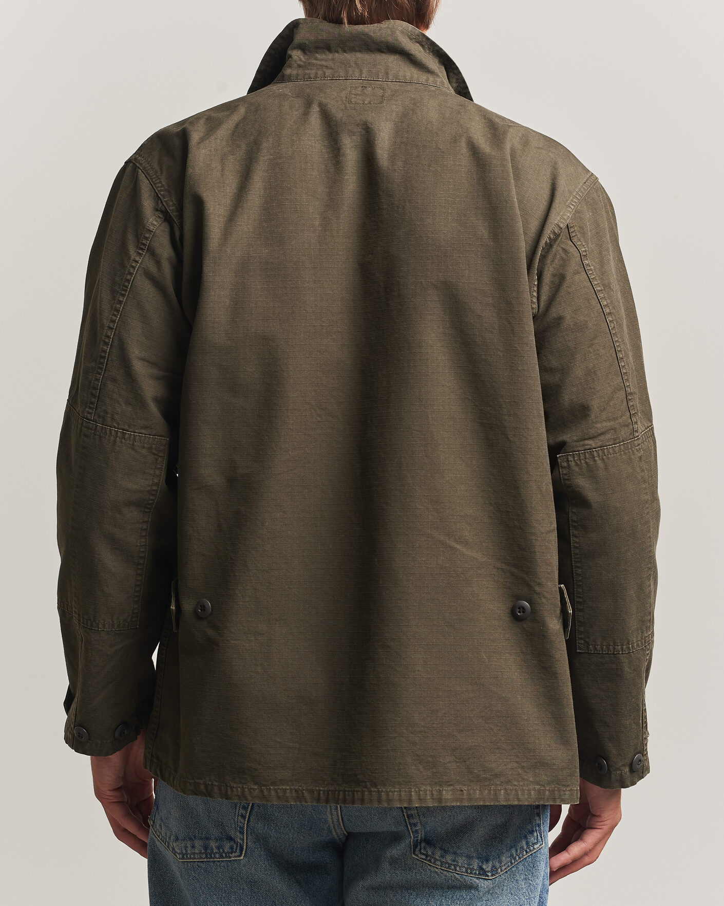 Heren | Jassen | orSlow | B.D.U. Stone Washed Jacket Coffee Brown