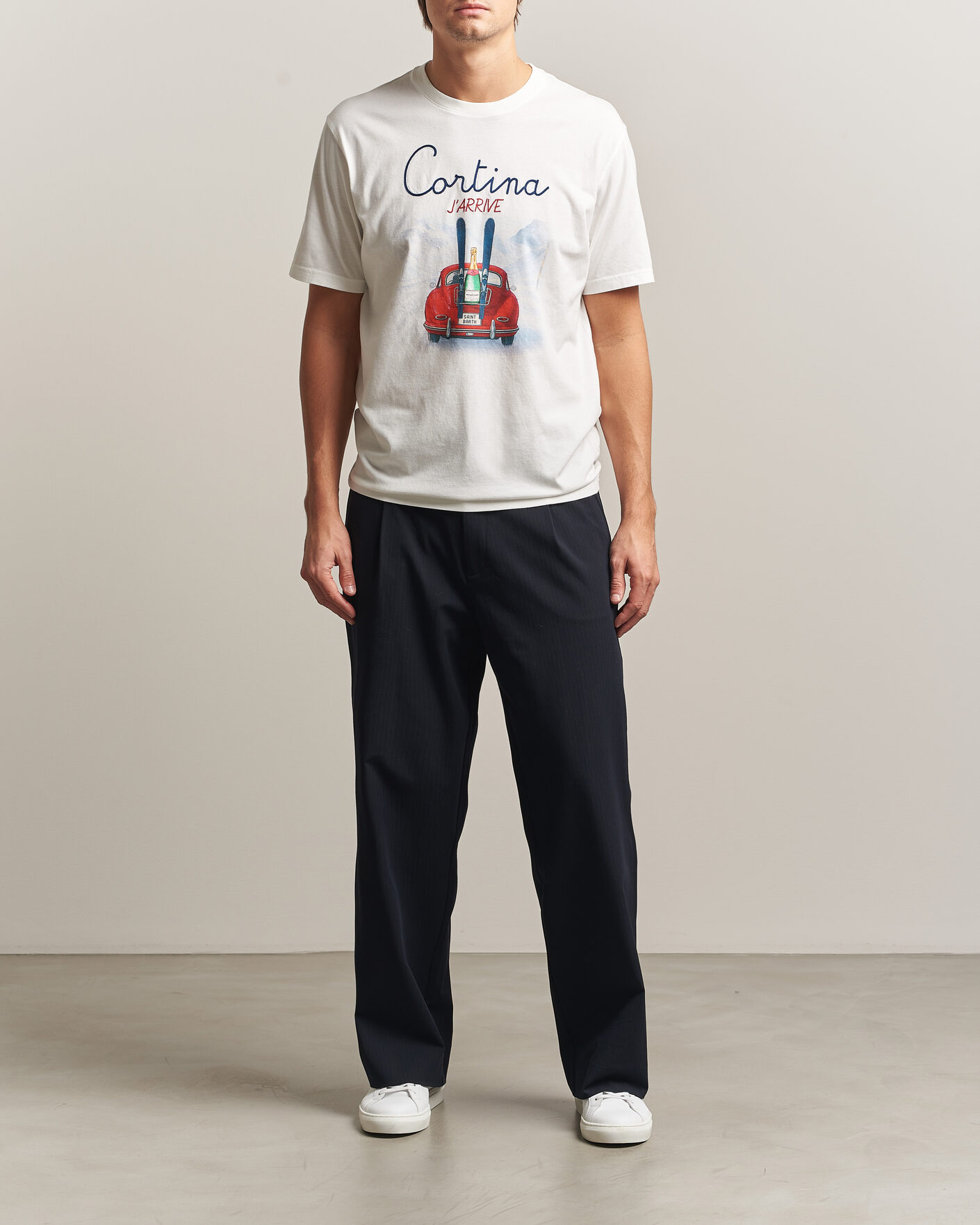 Heren | T-shirts | MC2 Saint Barth | Printed Cotton T-Shirt Cortina