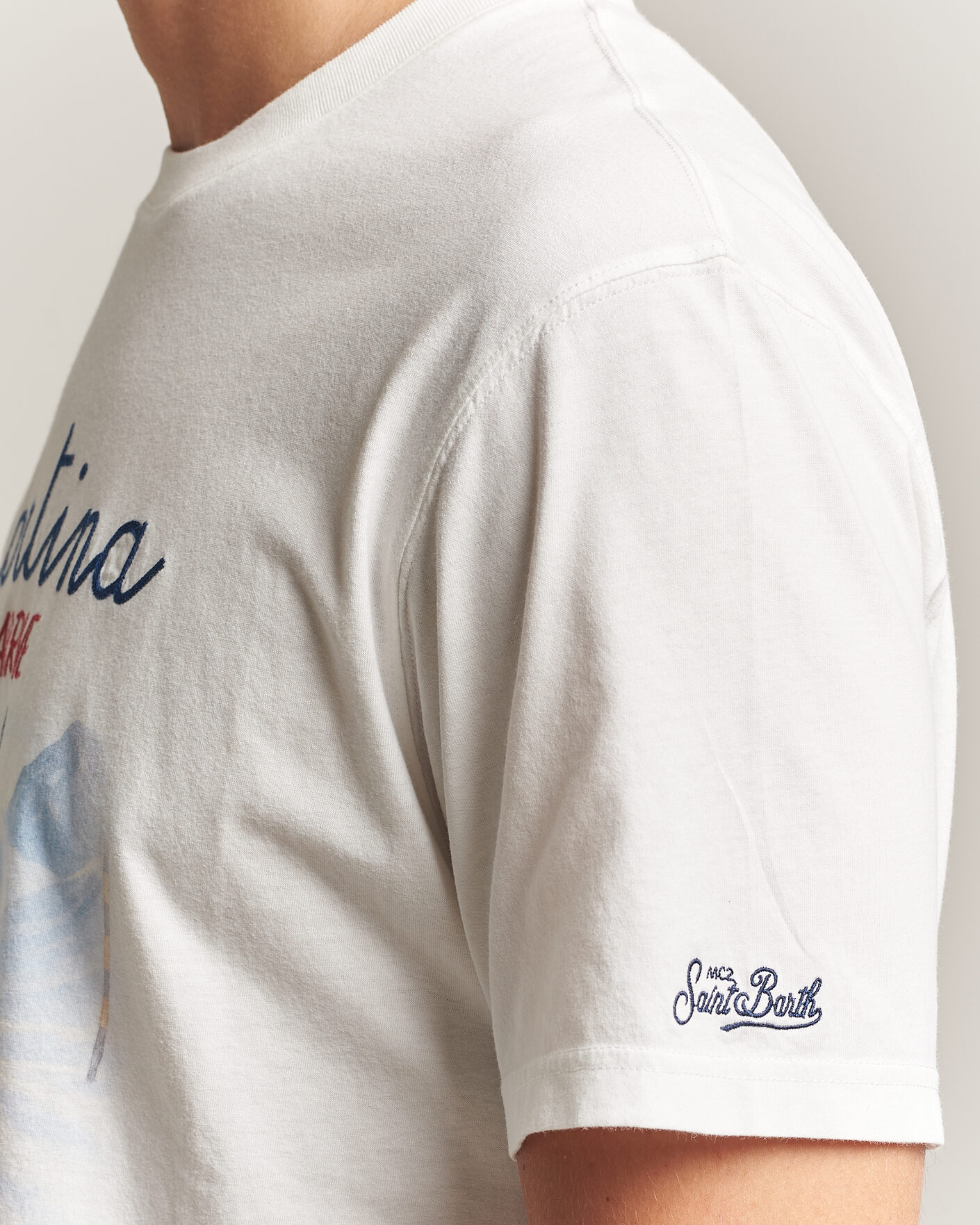 Heren | T-shirts | MC2 Saint Barth | Printed Cotton T-Shirt Cortina