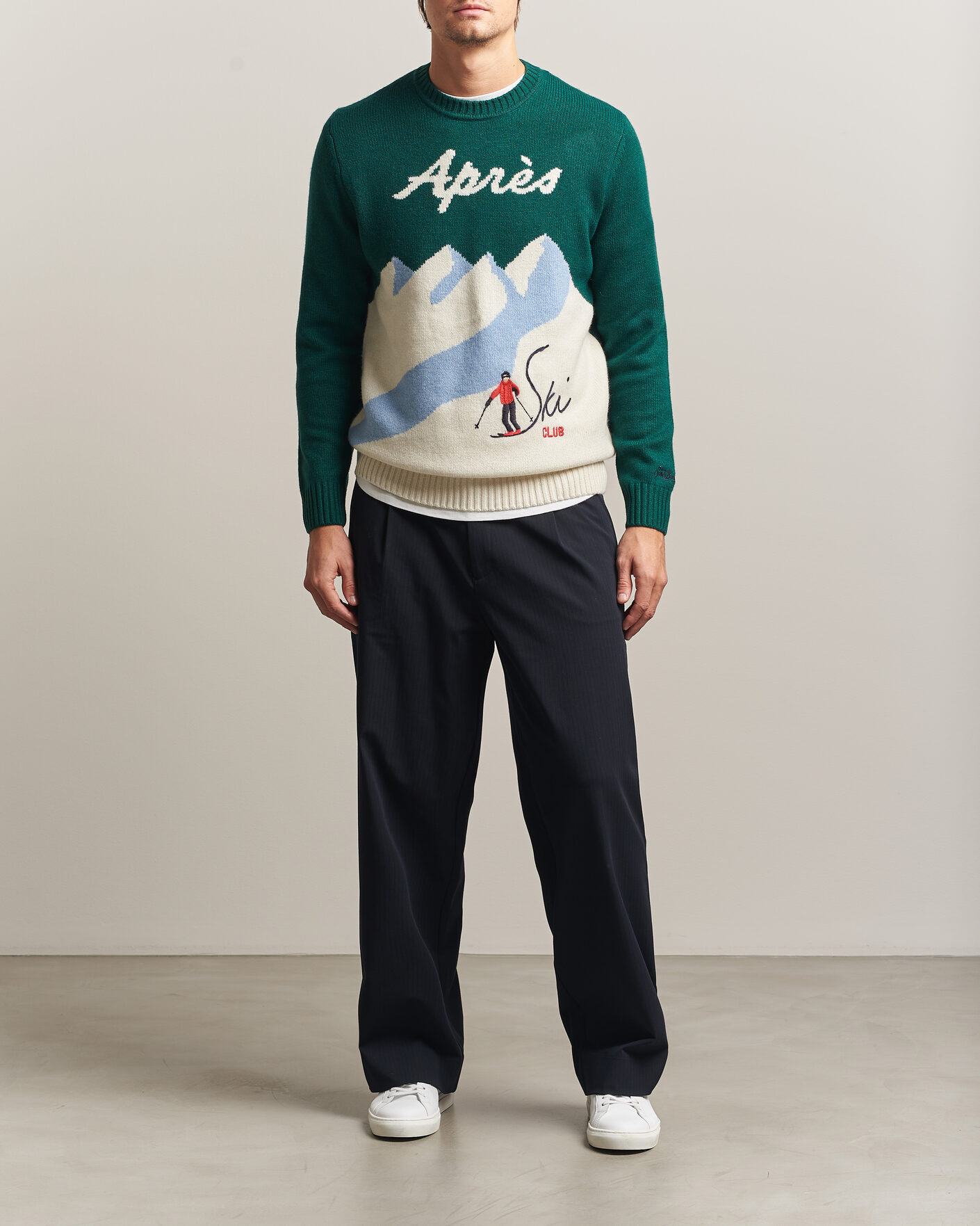 Heren | Truien | MC2 Saint Barth | Bombardino Printed Sweater Apres Ski Club