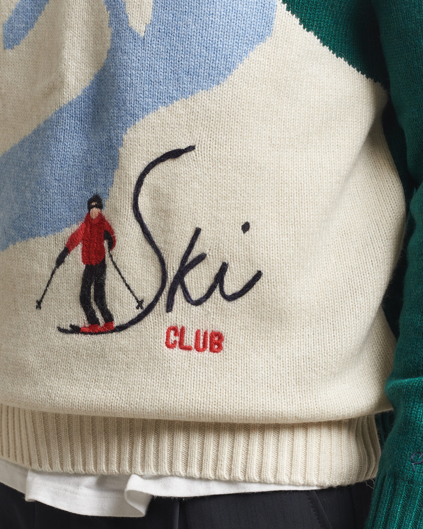 Heren | Truien | MC2 Saint Barth | Bombardino Printed Sweater Apres Ski Club