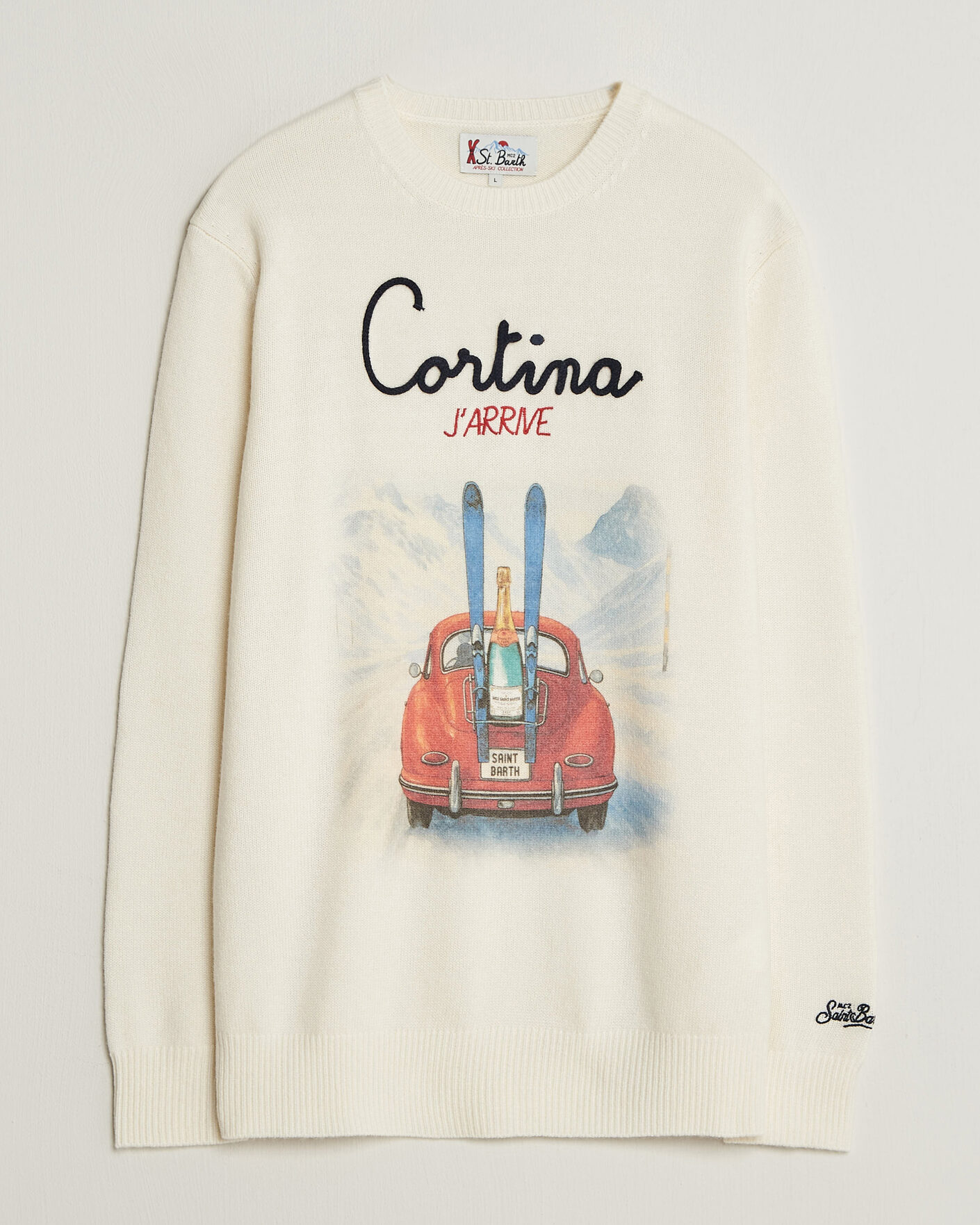 Heren | Truien | MC2 Saint Barth | Heron Printed Sweater Cortina