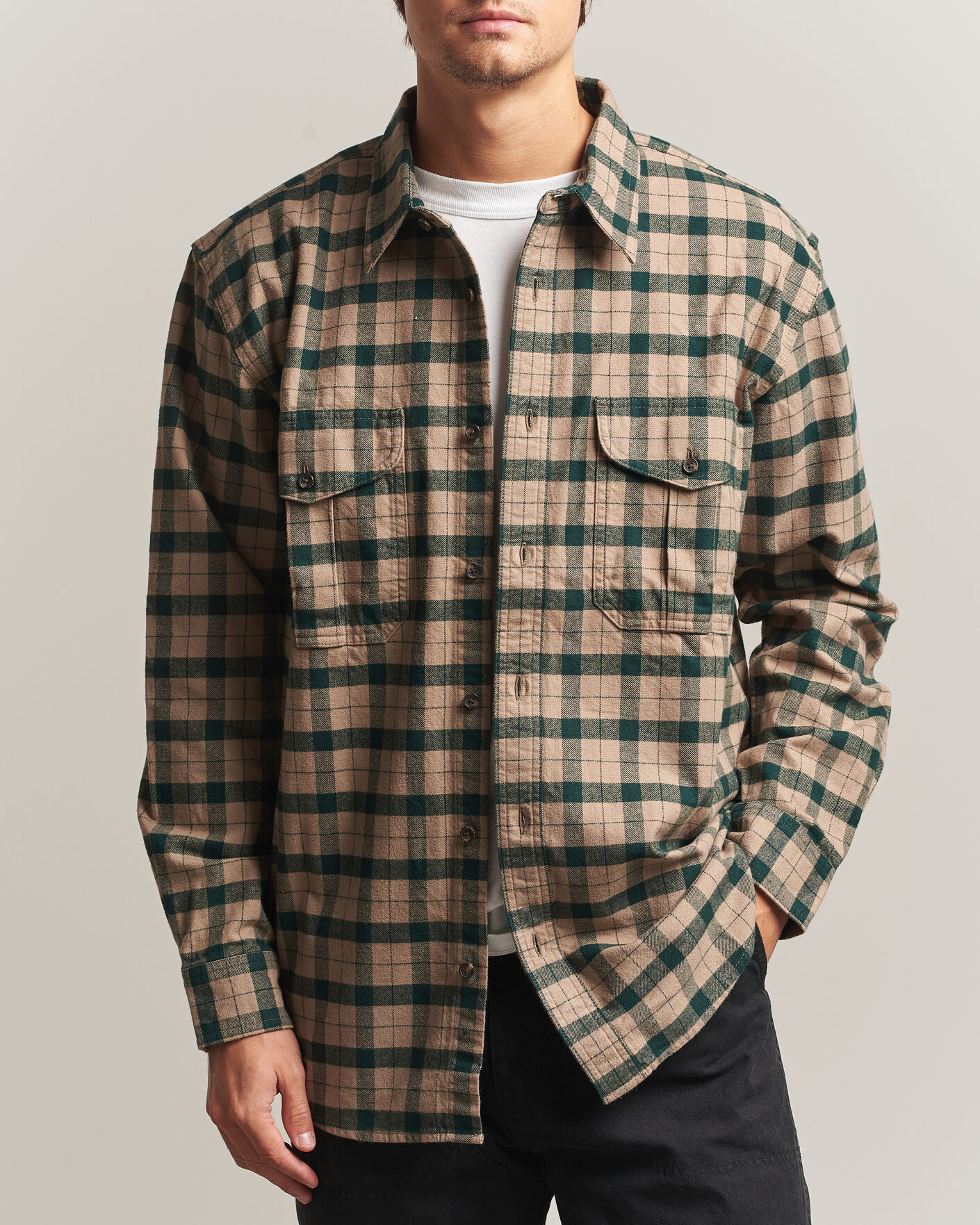 Heren | Overhemden | Filson | Checked Alaskan Guide Shirt Oatmeal