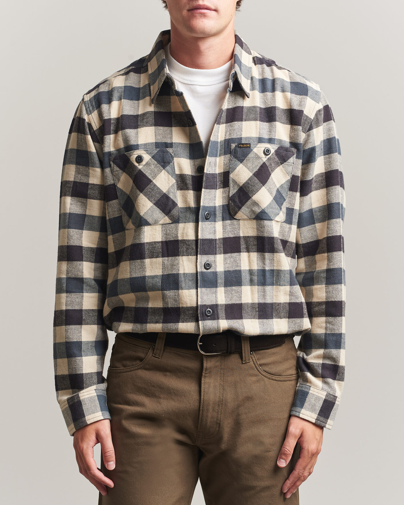 Heren | Overhemden | Filson | The Rangeland Flannel Shirt Charcoal
