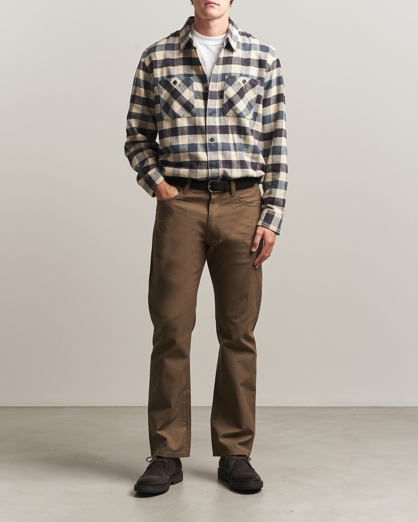Heren | Broeken | Filson | Dry Tin 5-Pocket Pants Marsh Olive
