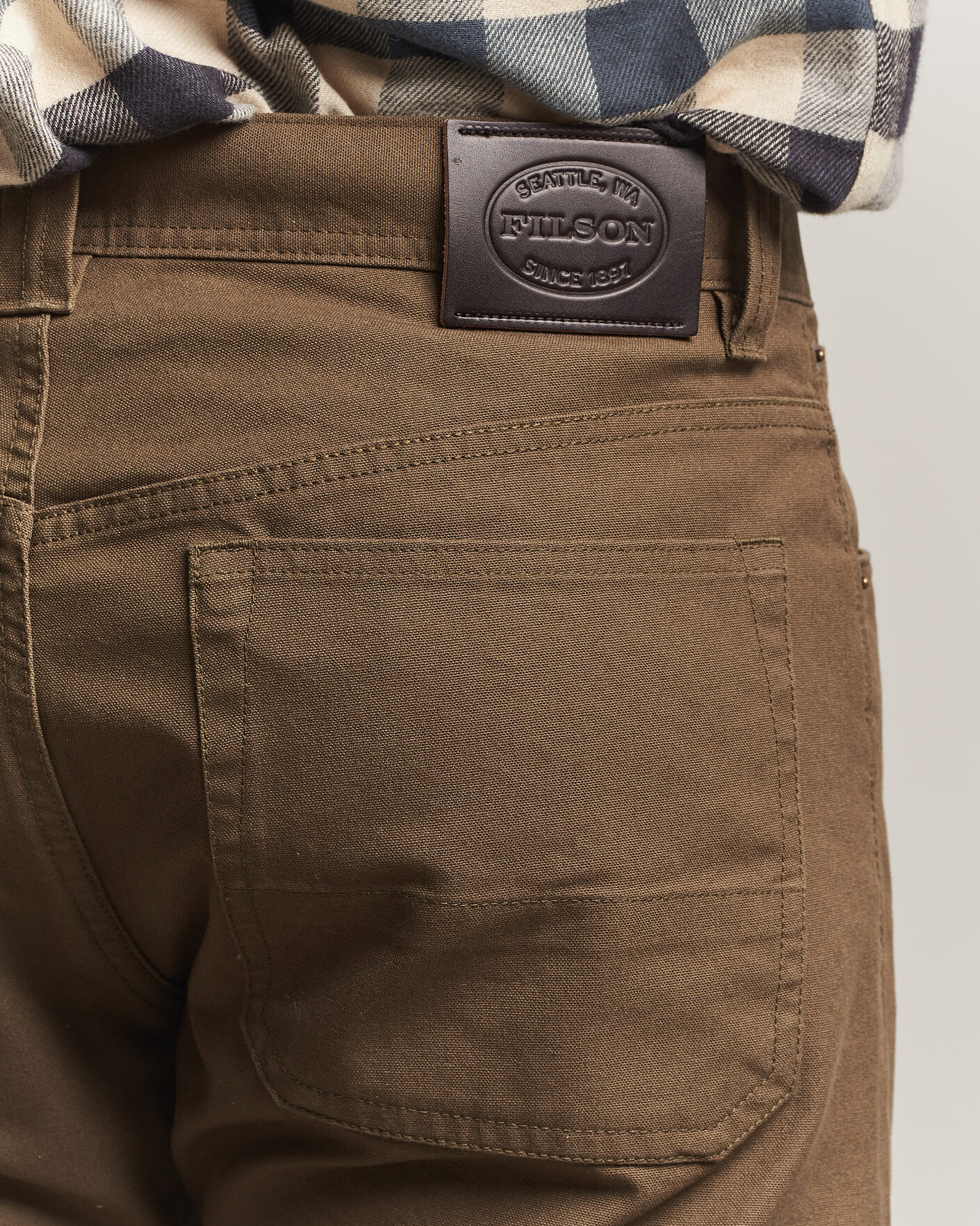 Heren | Broeken | Filson | Dry Tin 5-Pocket Pants Marsh Olive
