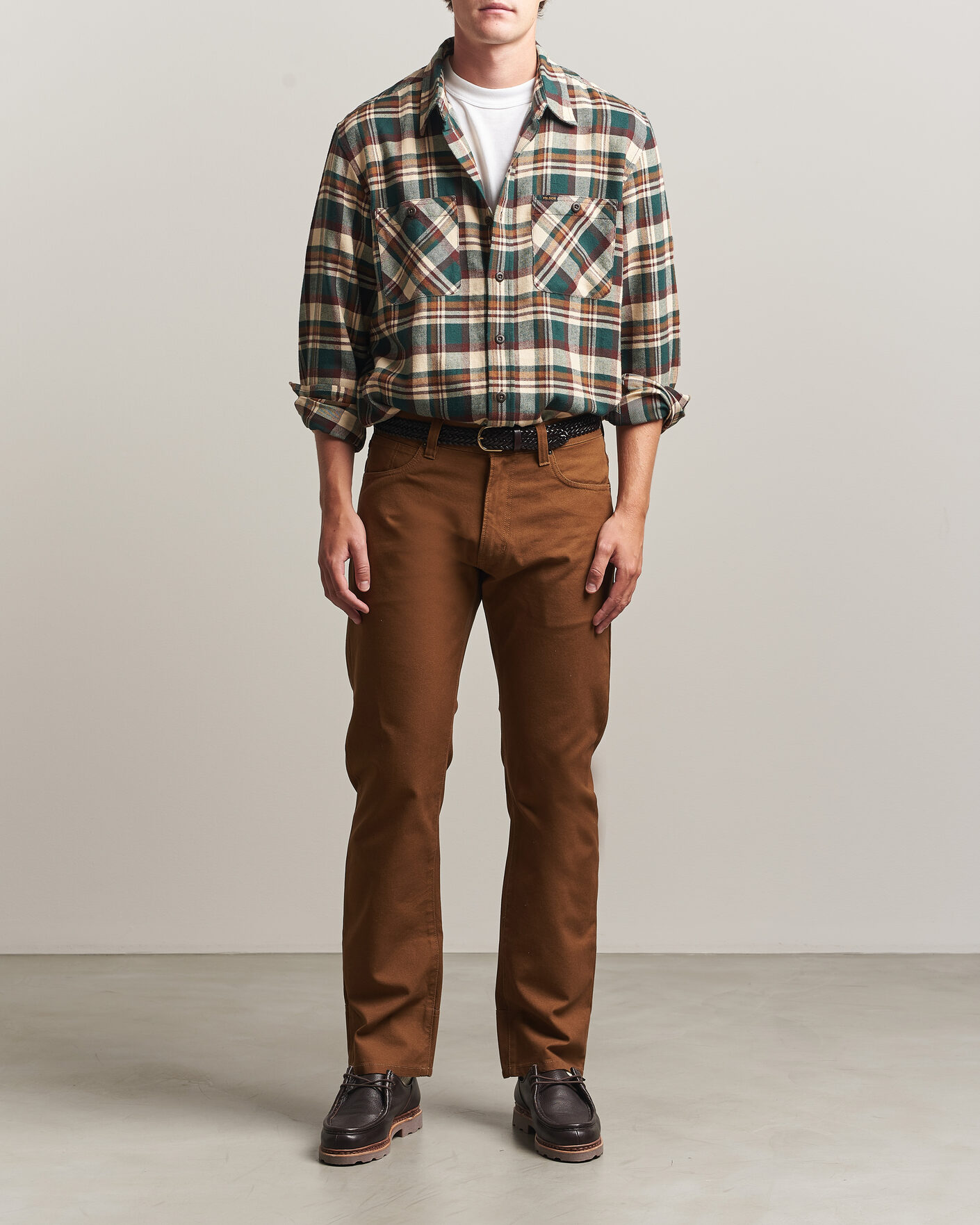 Heren | Broeken | Filson | Dry Tin 5-Pocket Pants Whiskey