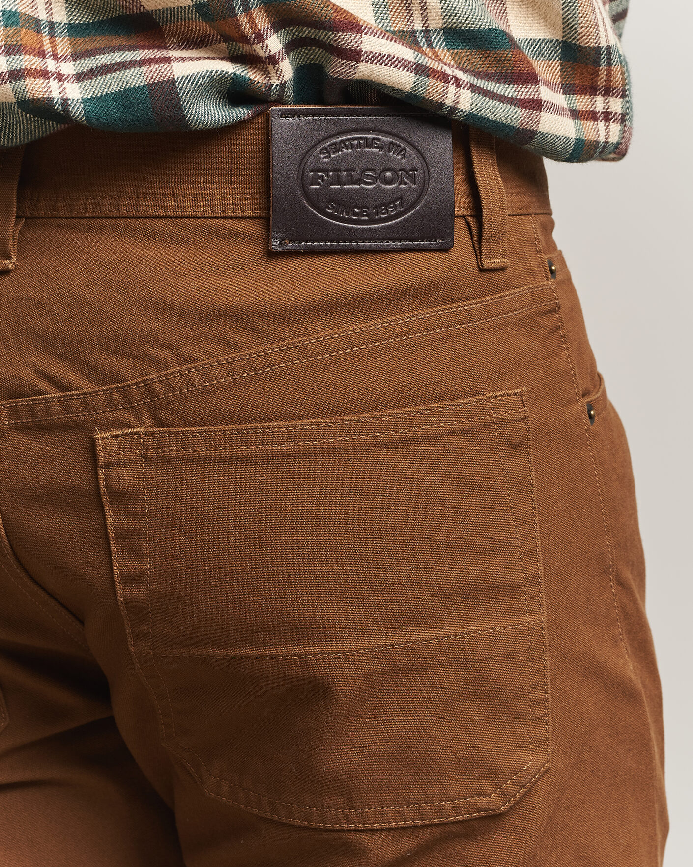 Heren | Broeken | Filson | Dry Tin 5-Pocket Pants Whiskey