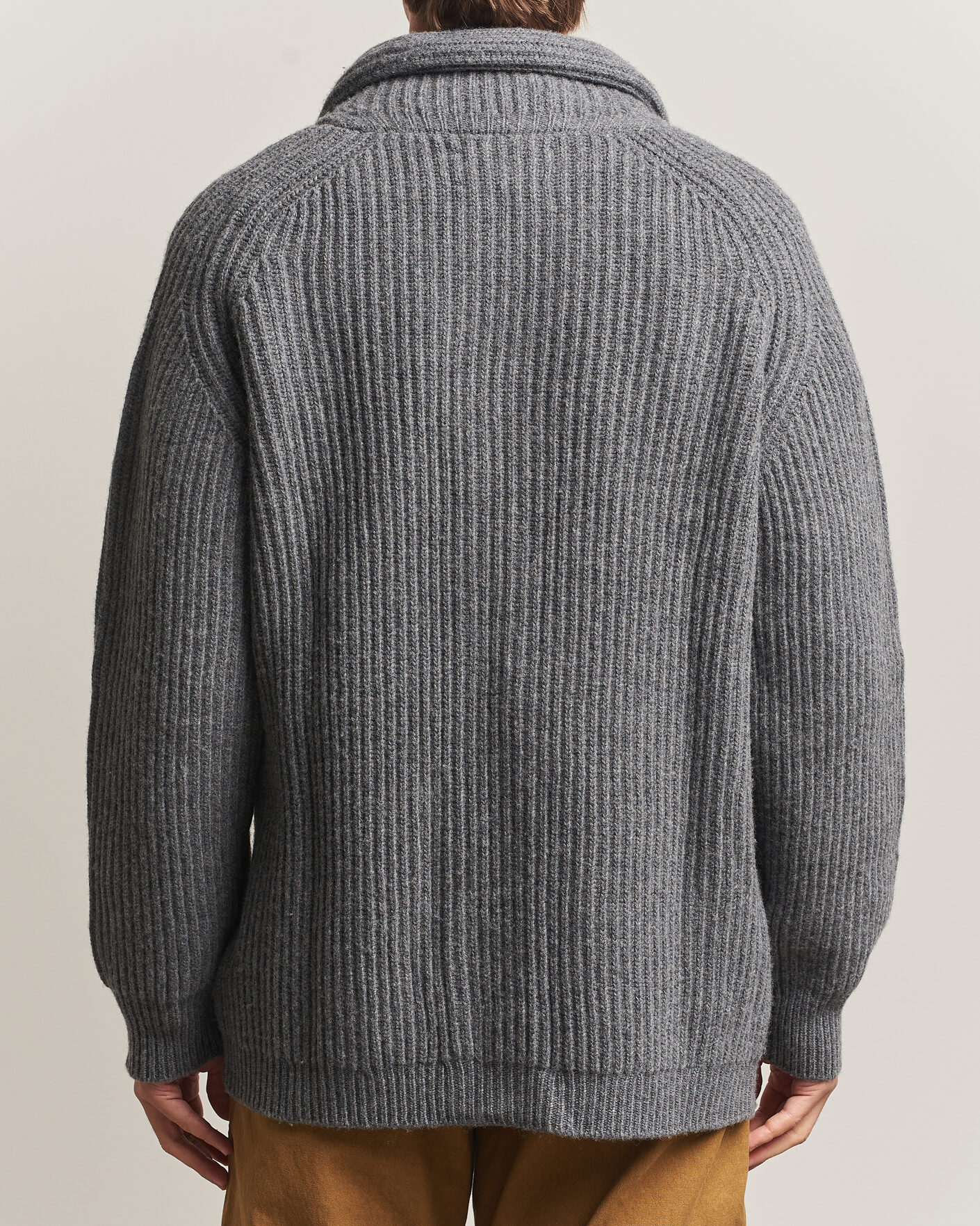 Heren | Truien | Filson | Bristol Cardigan Sweater Medium Grey Melange