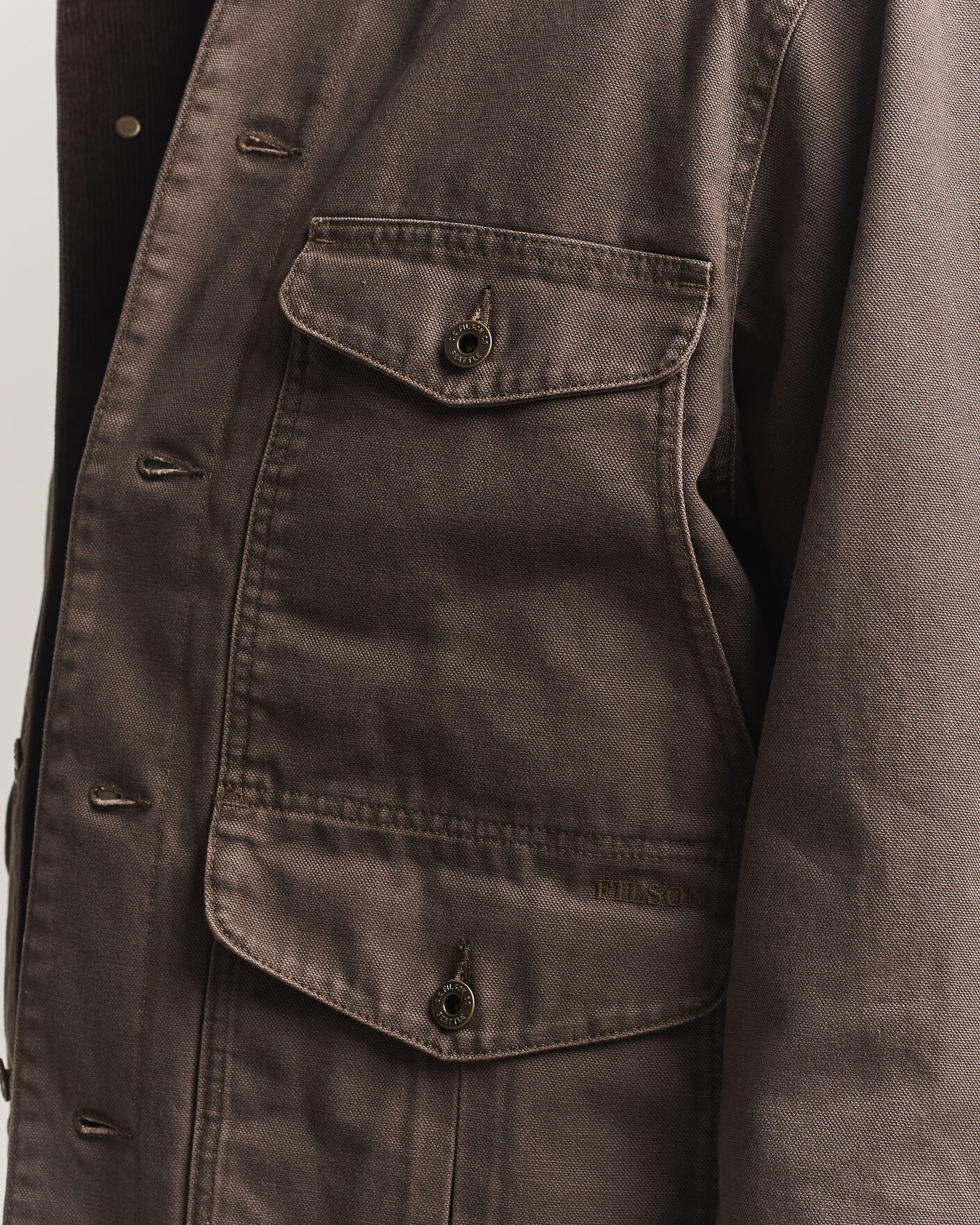 Heren | Jassen | Filson | Rustic Canvas Journeyman Canvas Jacket Bark