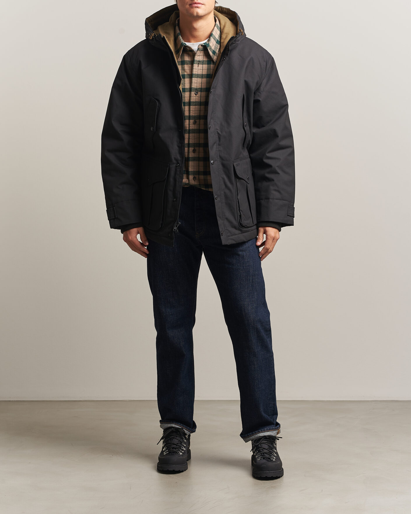 Heren | Jassen | Filson | Waxed Mountain Parka Black