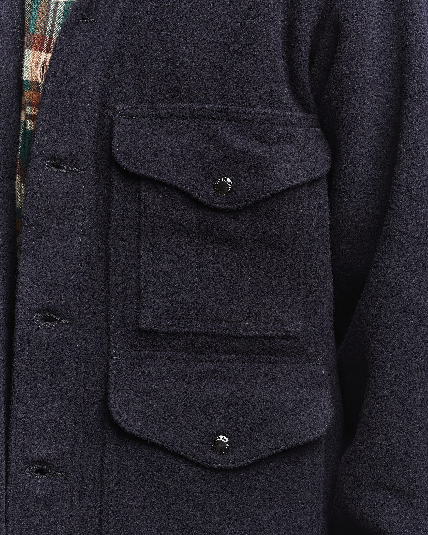 Heren | Jassen | Filson | Mackinaw Wool Cruiser Dark Navy