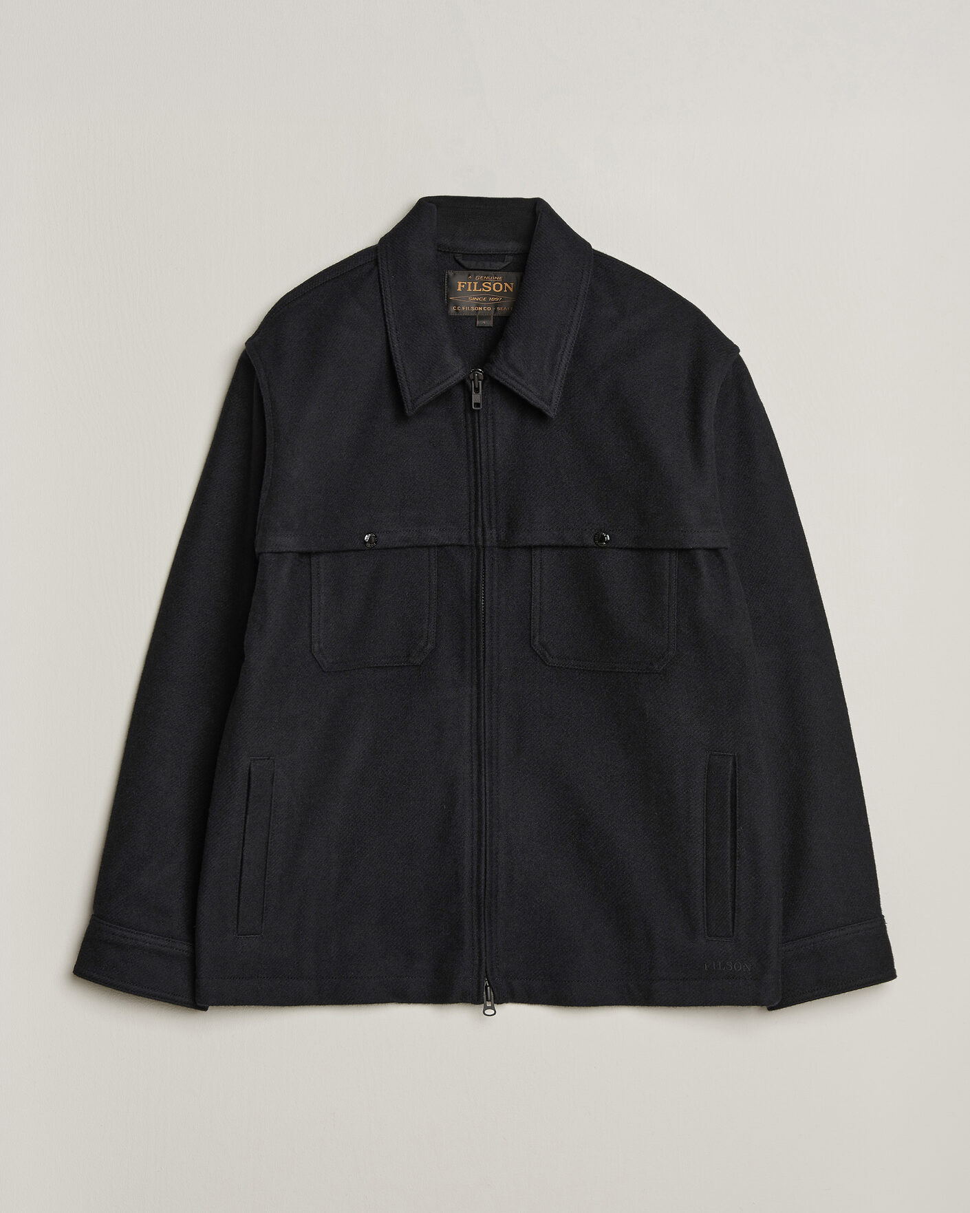 Heren | Jassen | Filson | Wool Cruiser Jac Shirt Dark Navy