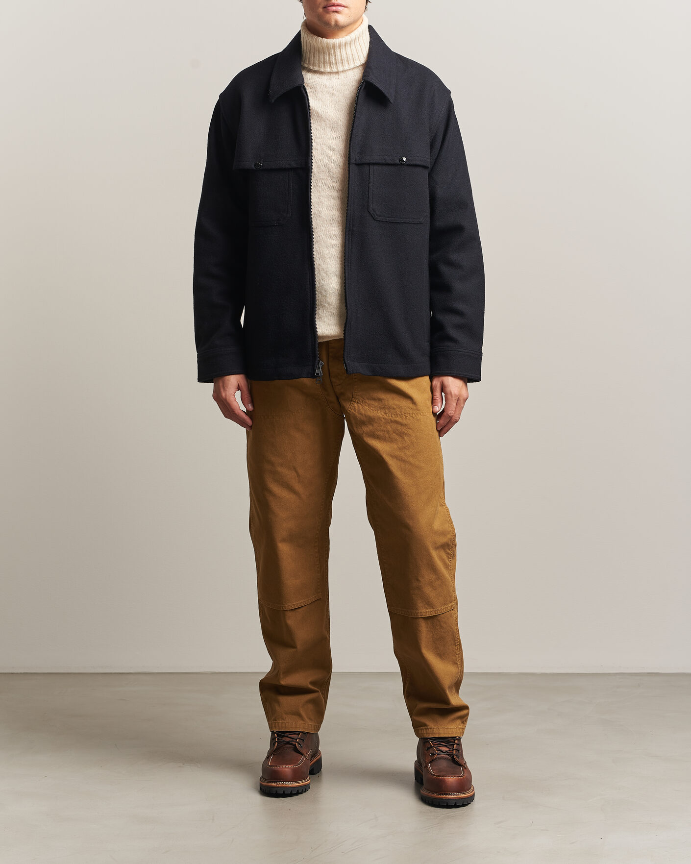 Heren | Jassen | Filson | Wool Cruiser Jac Shirt Dark Navy