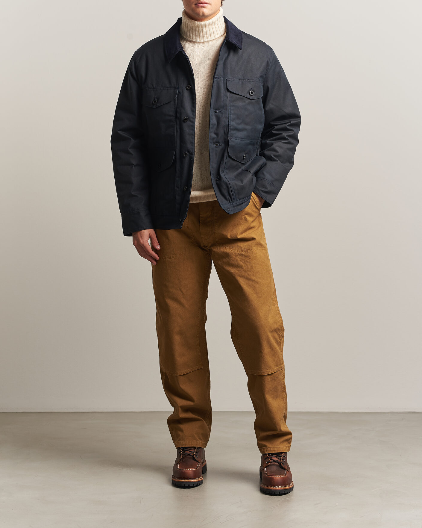 Heren | Jassen | Filson | Journeyman Cotton Shelter Cloth Jacket Harbor Blue