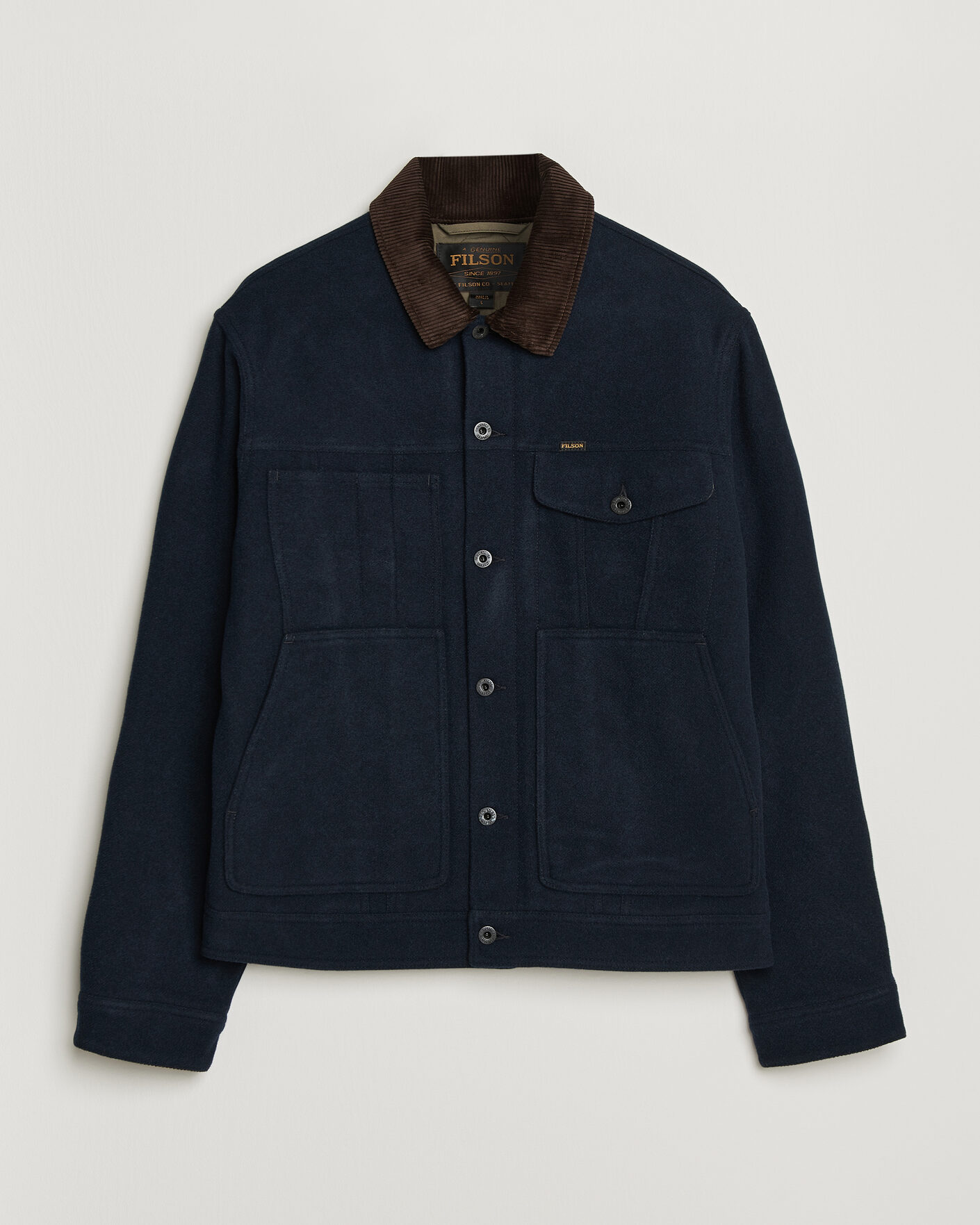 Heren | Jassen | Filson | Spokane Insulated Short Cruiser Navy
