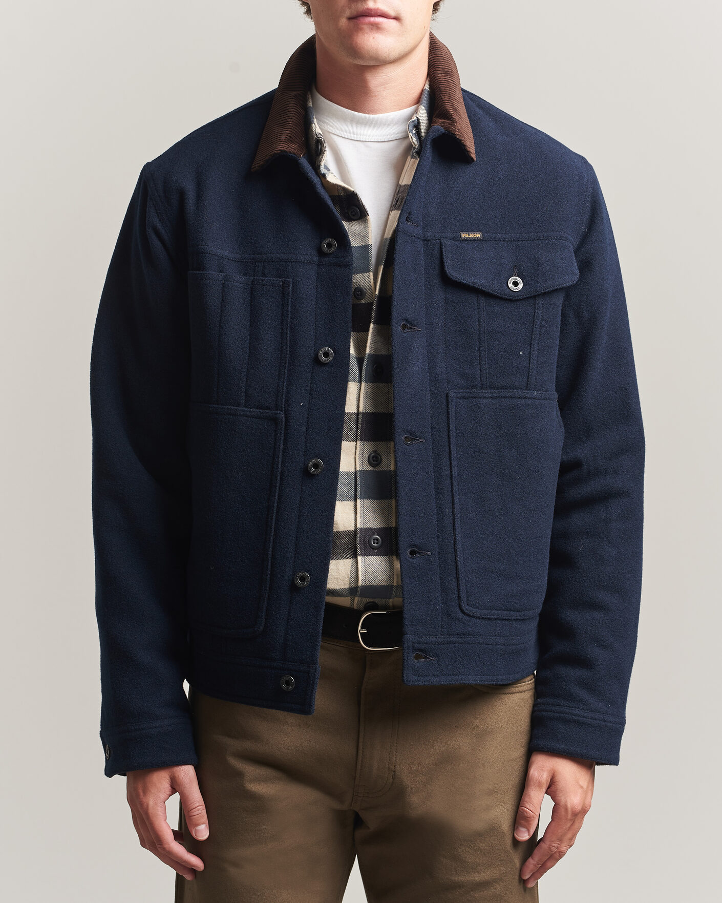 Heren | Jassen | Filson | Spokane Insulated Short Cruiser Navy