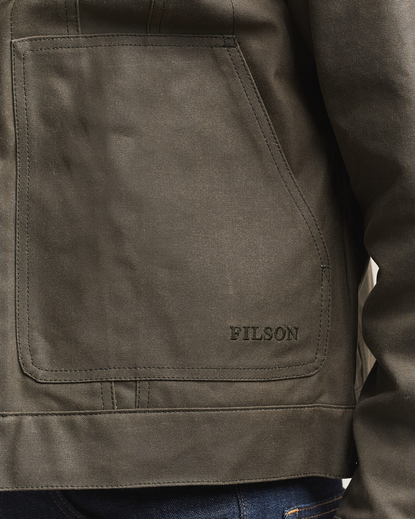 Heren | Jassen | Filson | Short Lined Tin Cloth Cruiser Beluga