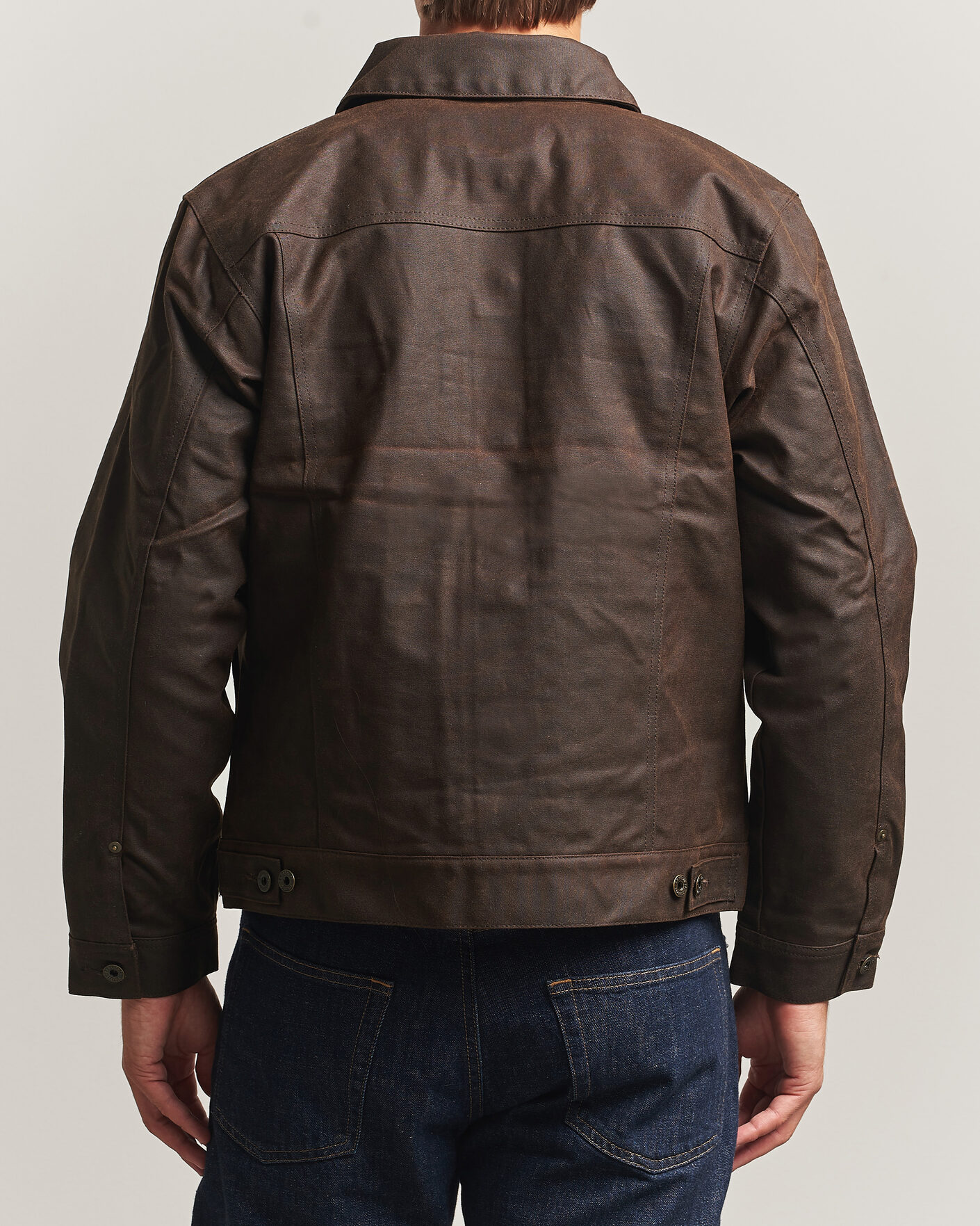 Heren | Jassen | Filson | Short Lined Tin Cloth Cruiser Dark Brown