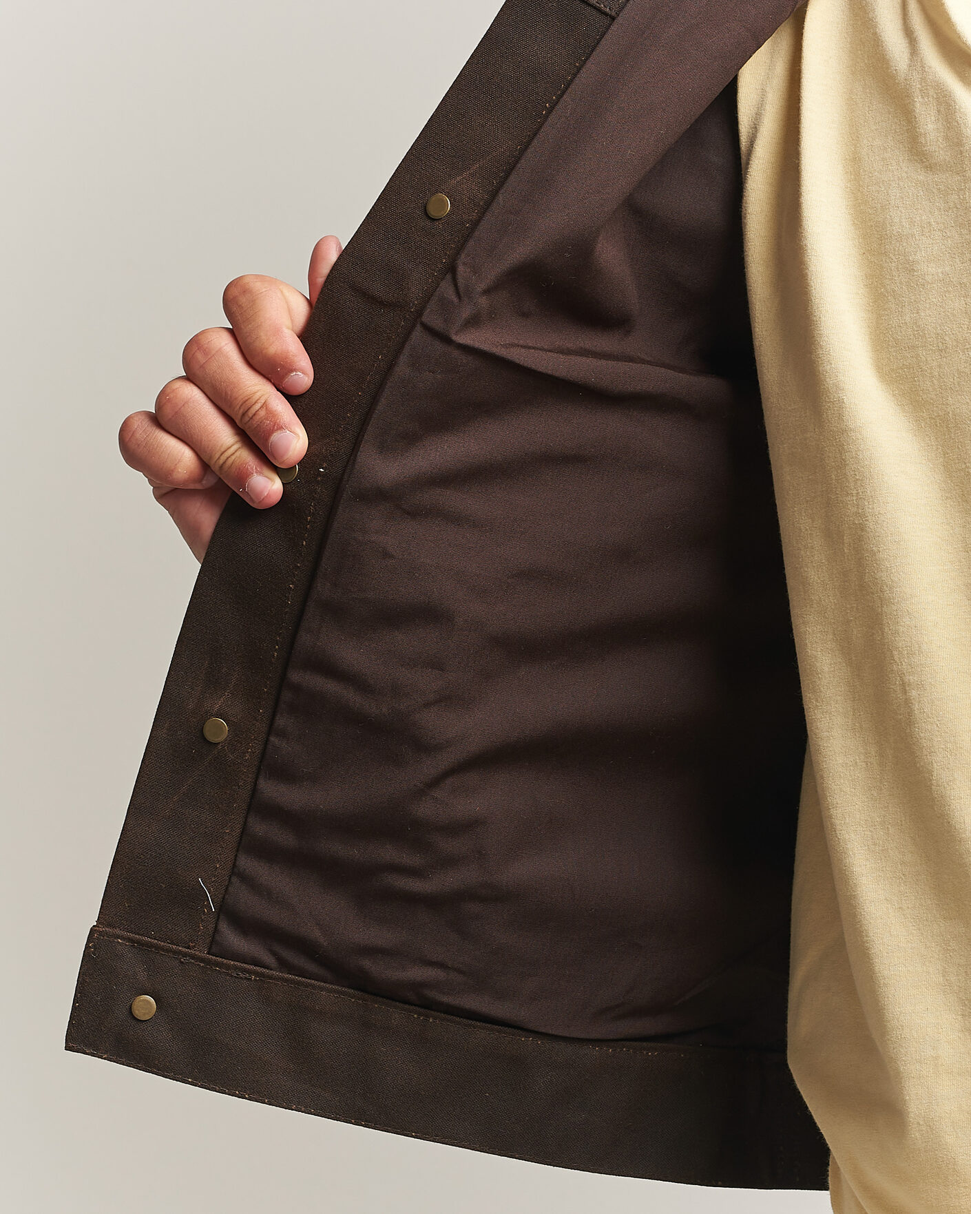 Heren | Jassen | Filson | Short Lined Tin Cloth Cruiser Dark Brown
