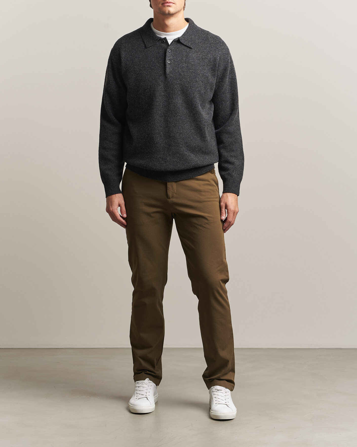 Heren | Broeken | Dockers | Cotton Slim Chino Dark Moss