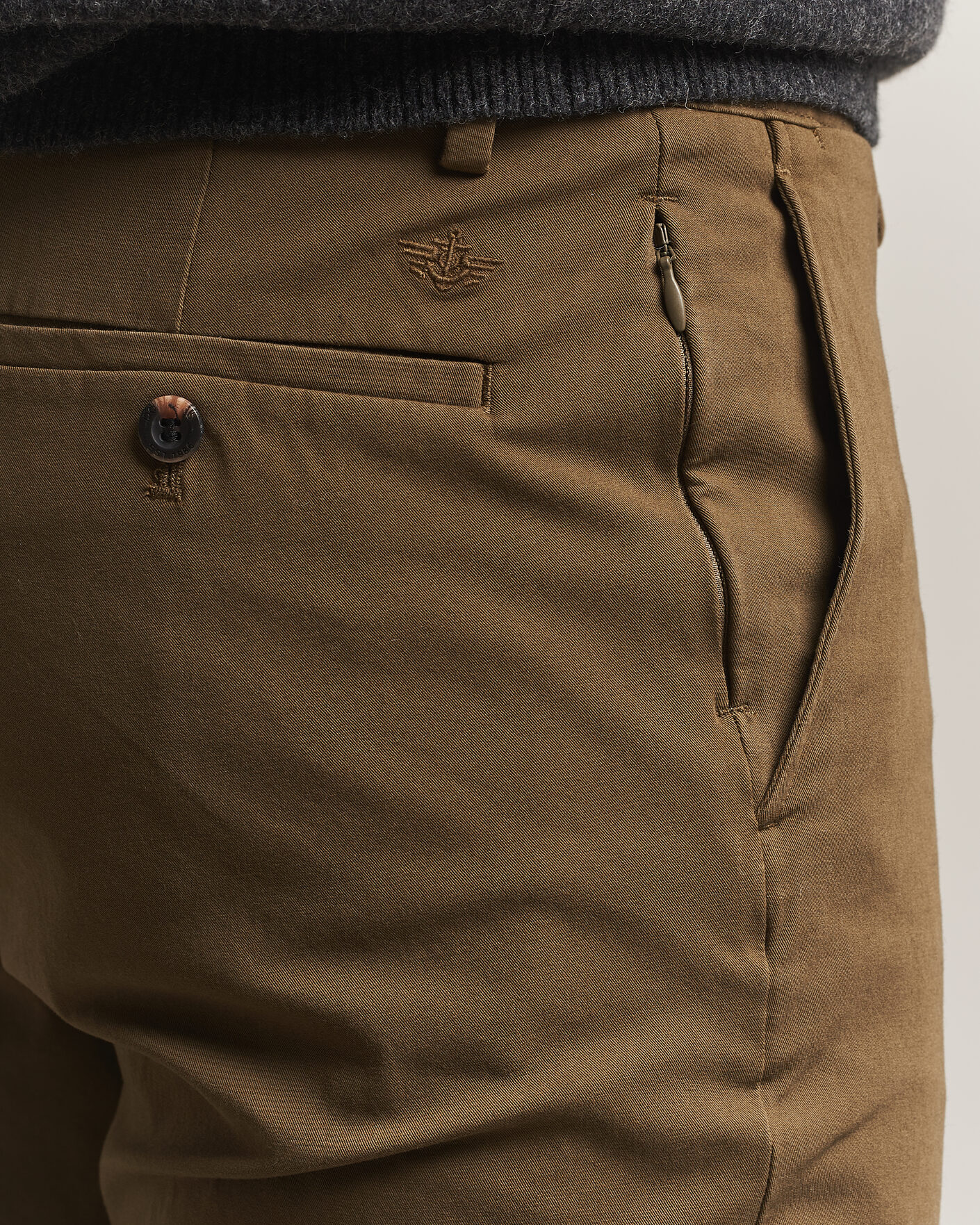 Heren | Broeken | Dockers | Cotton Slim Chino Dark Moss