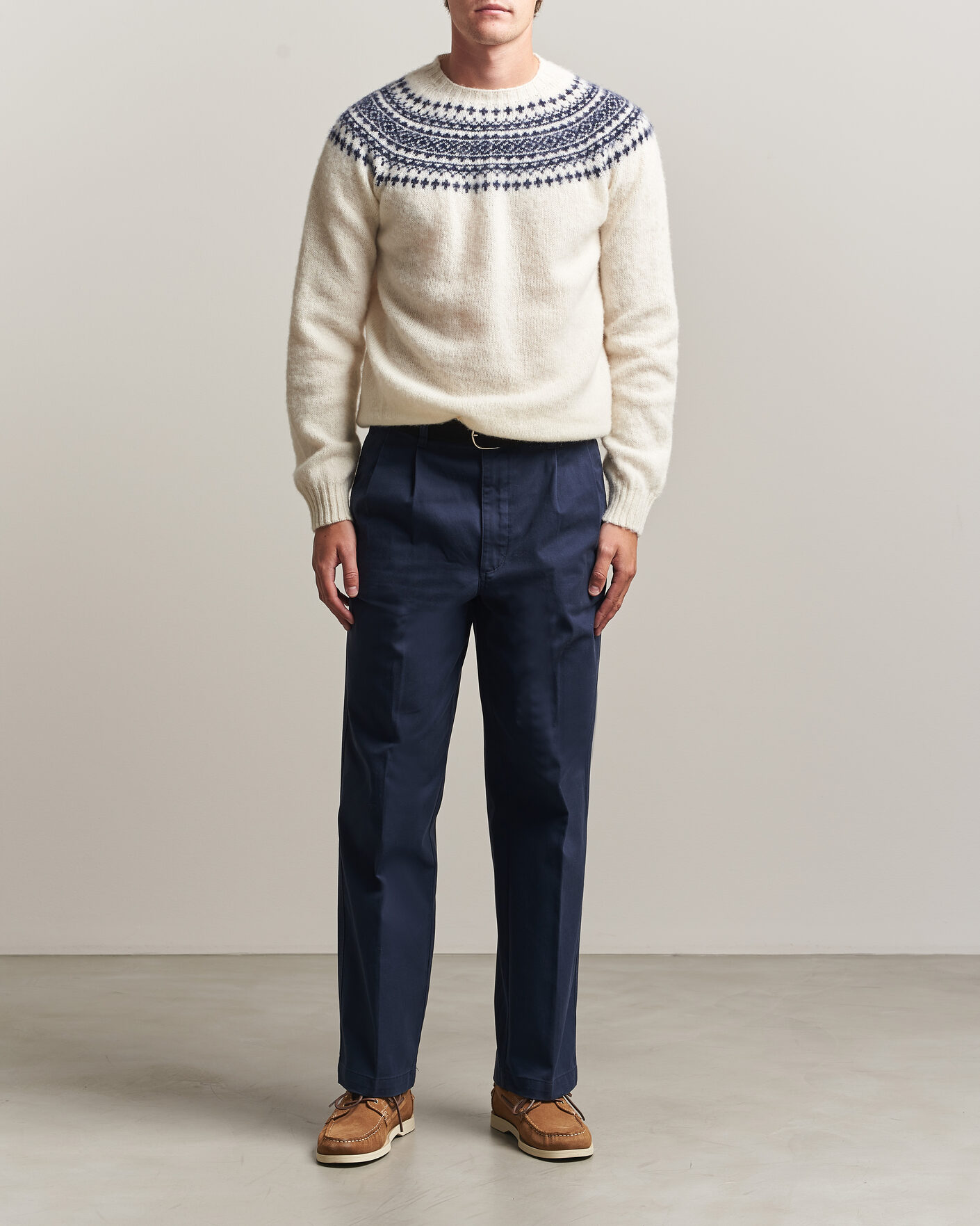 Heren | Broeken | Dockers | Original Pleated Chino Loose Navy