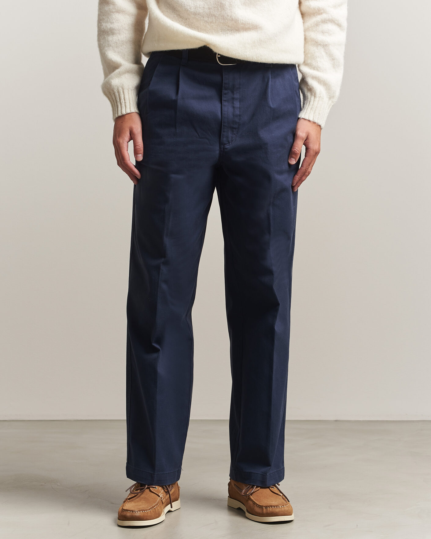 Heren | Broeken | Dockers | Original Pleated Chino Loose Navy