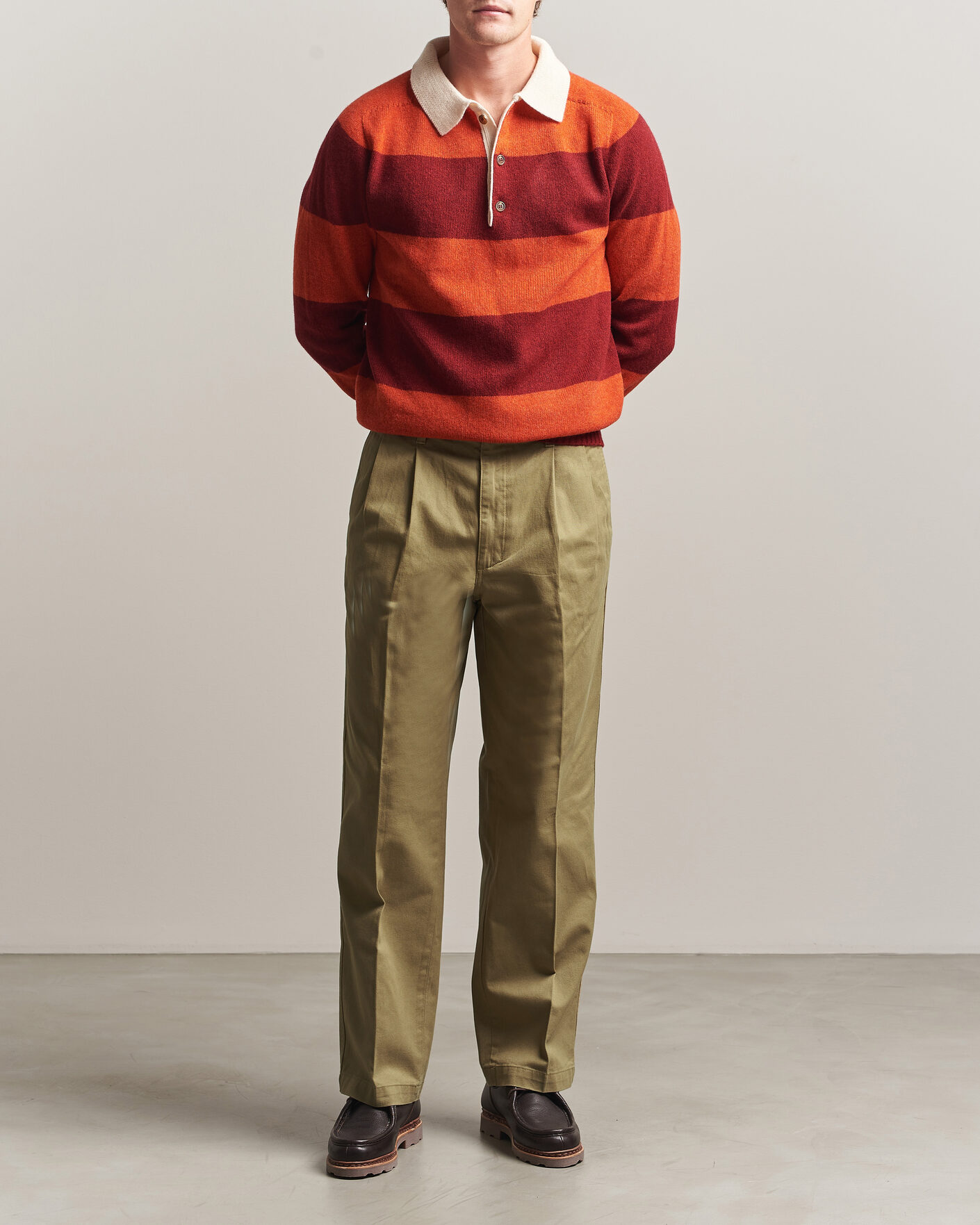 Heren | Broeken | Dockers | Original Pleated Chino Loose British Khaki