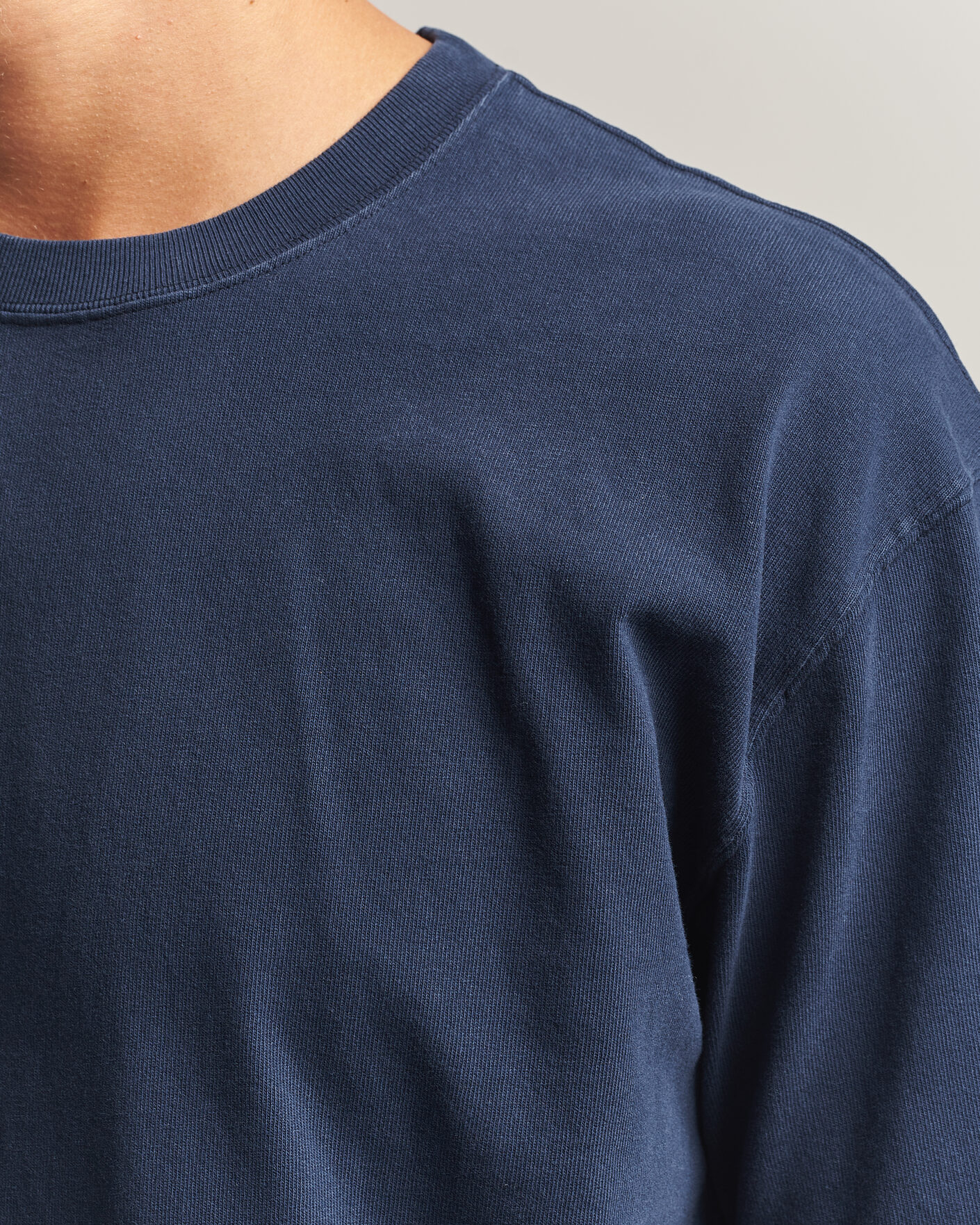 Heren | T-shirts | Drake's | Short Sleeve Hiking T-Shirt Navy