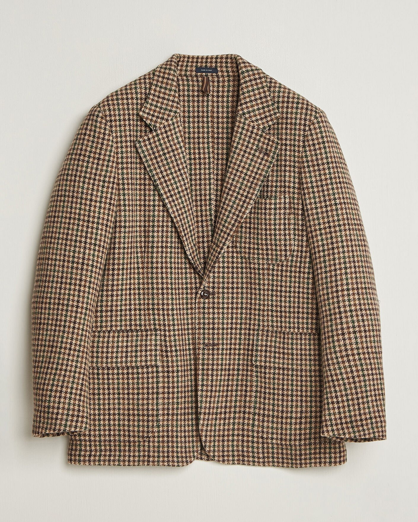 Heren | Blazers | Drake's | MKVII Tweed Houndcheck Games Blazer Brown