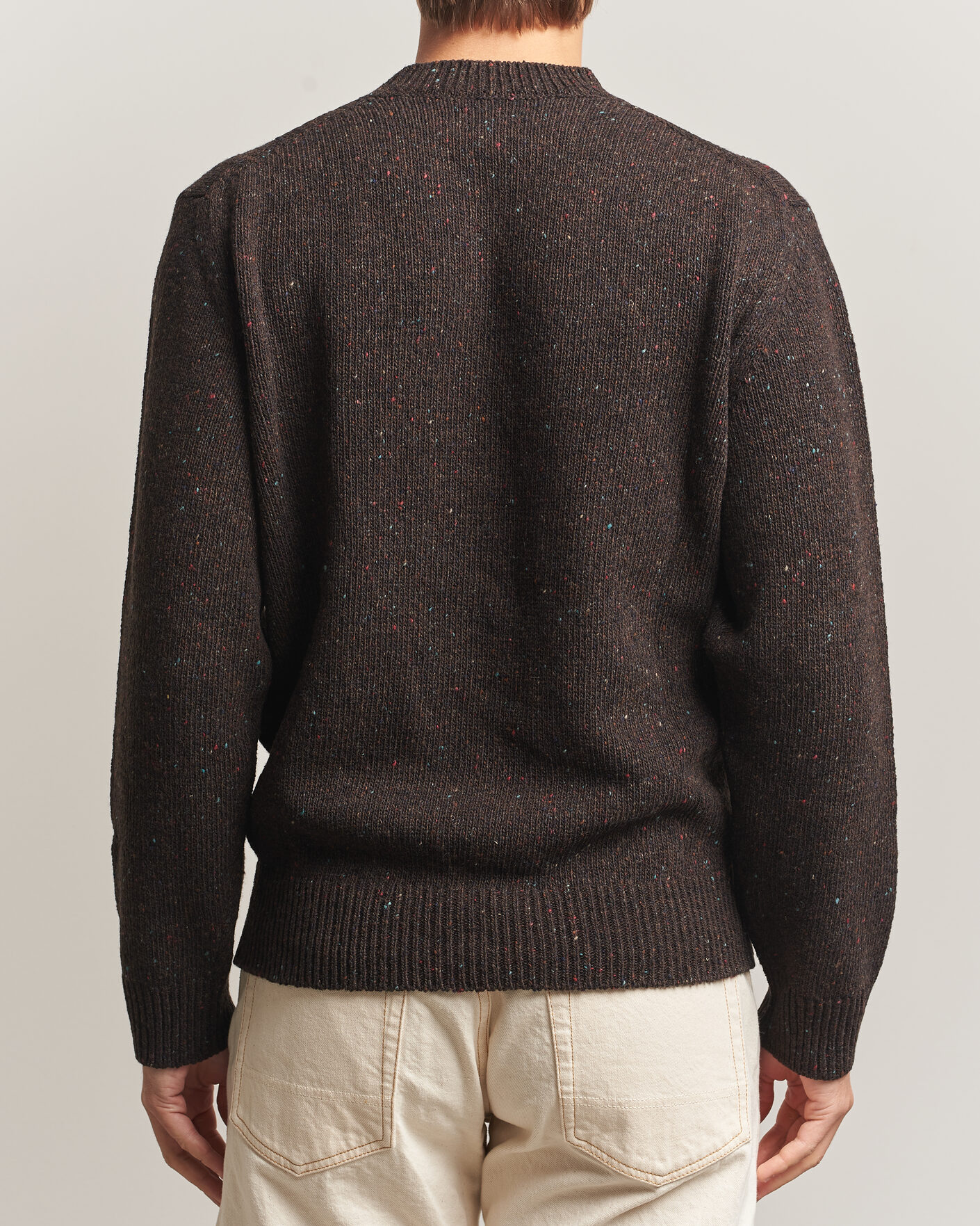 Heren | Truien | Drake's | Donegal Crewneck Brown