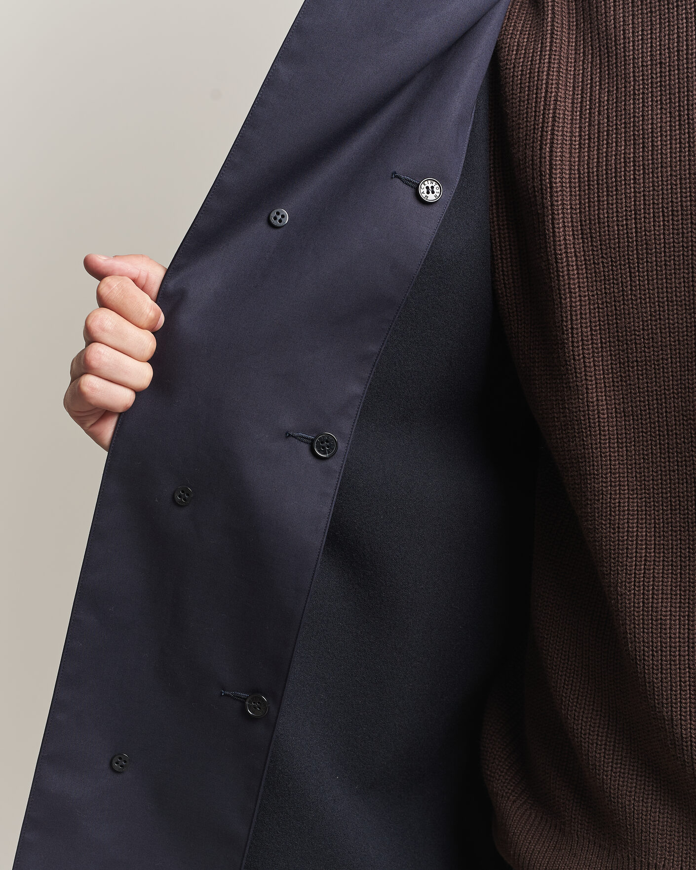 Heren | Jassen | Mackintosh | Dunoon Car Coat Navy