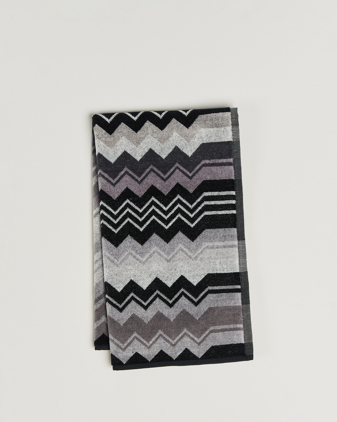 Heren | Stoffen | Missoni Home | Giacomo Hand Towel 40x70cm Multi Black